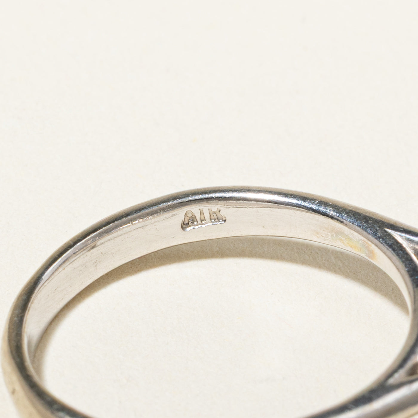 14k Compass Set Princess Cut Diamond Ring | 1.02ct I3 G-H | SZ 6.25