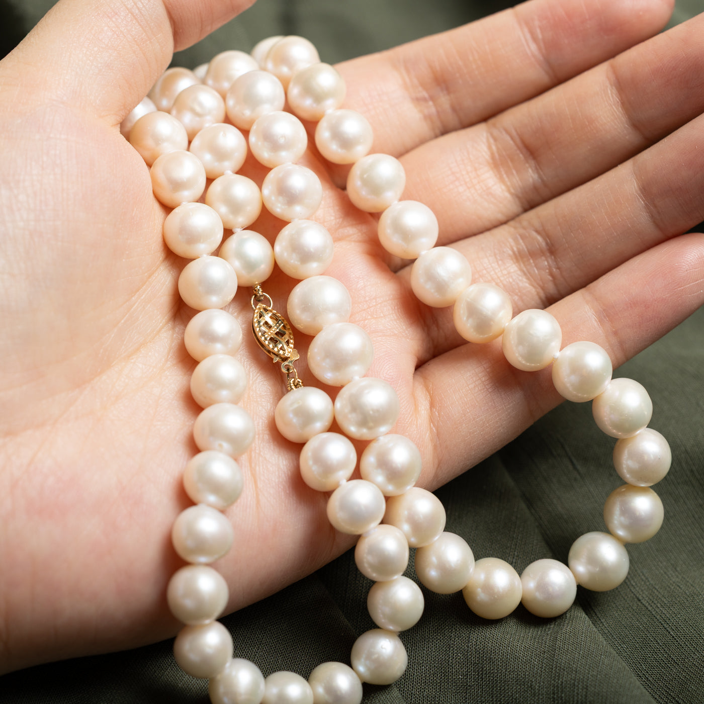 14k Pearl Strand Necklace | 36"