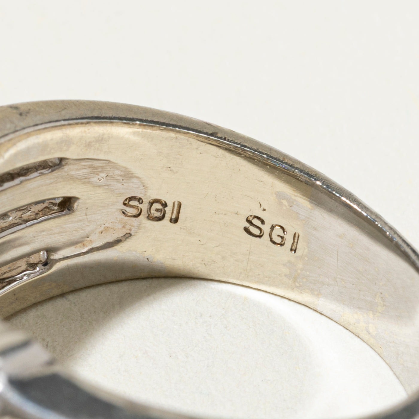 14k Multi Row Scattered Diamond Ring | 0.89ctw | SZ 7