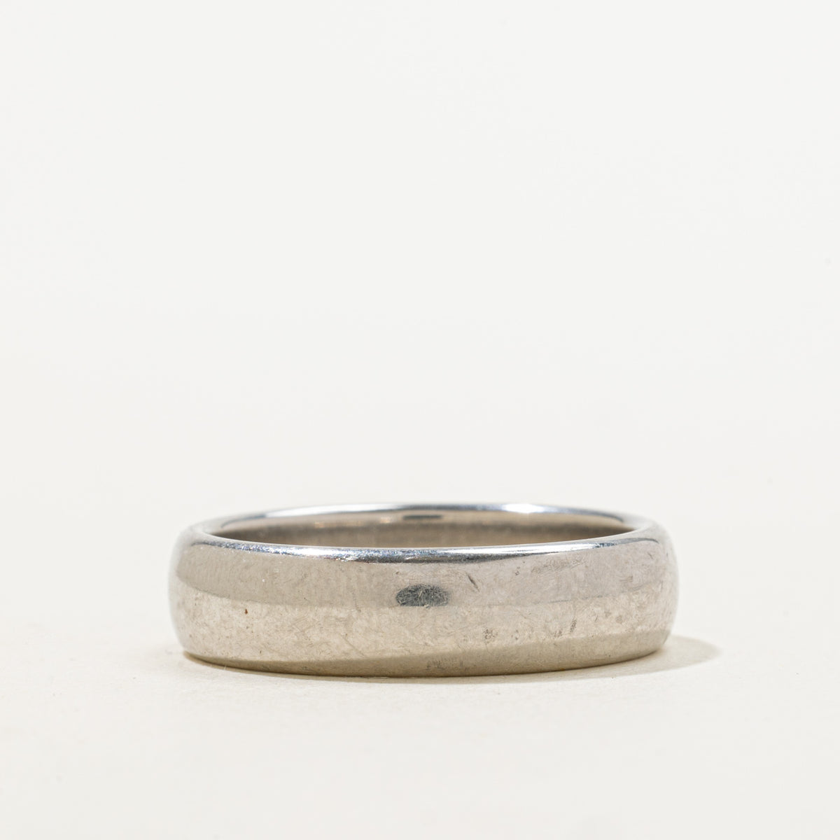 'Tiffany & Co.' Forever Platinum Lucida Wedding Band Ring | 6mm | SZ 11