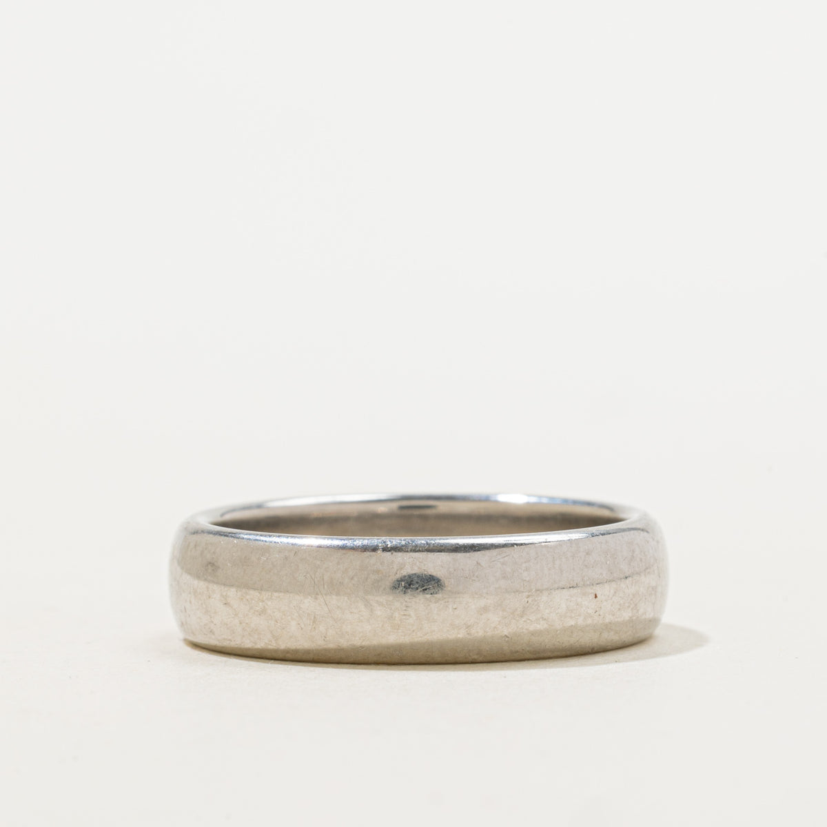 'Tiffany & Co.' Forever Platinum Lucida Wedding Band Ring | 6mm | SZ 11