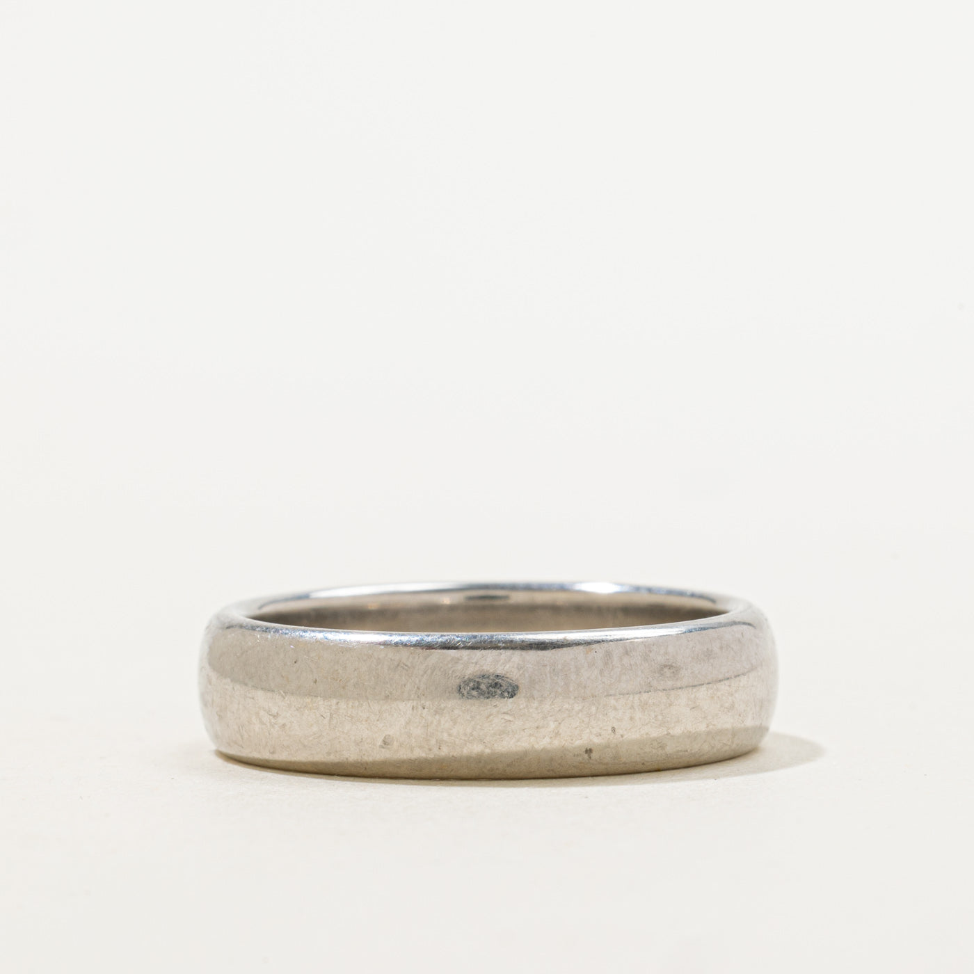 'Tiffany & Co.' Forever Platinum Lucida Wedding Band Ring | 6mm | SZ 11