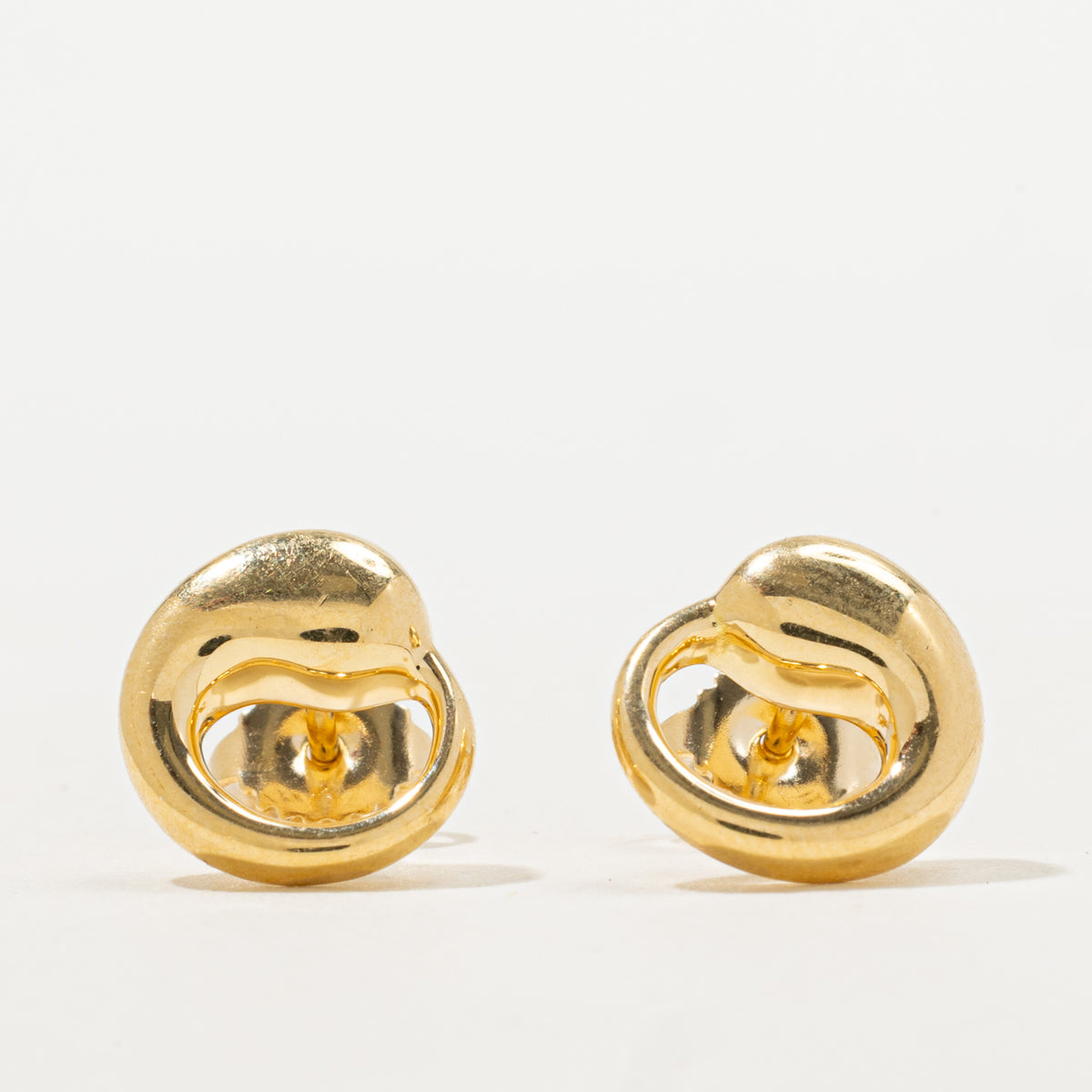 'Tiffany & Co.' Elsa Peretti Eternal Circle Stud Earrings, 18k Yellow Gold | 11.5mm |