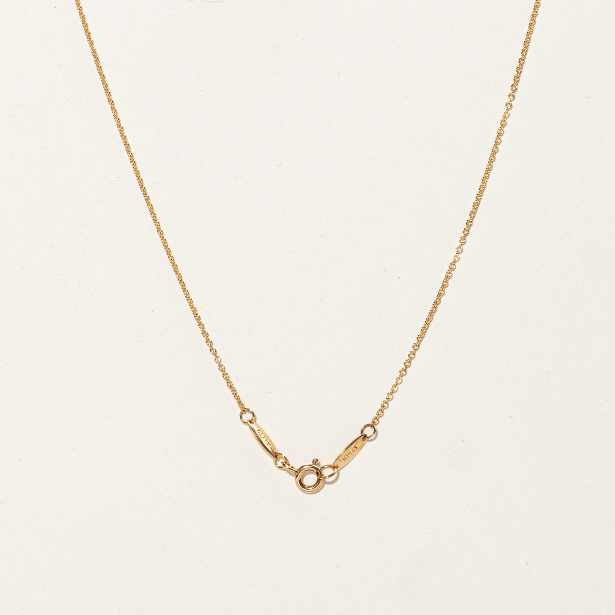 'Tiffany & Co.' Elsa Peretti Open Heart Pendant | 0.02ctw | 16"