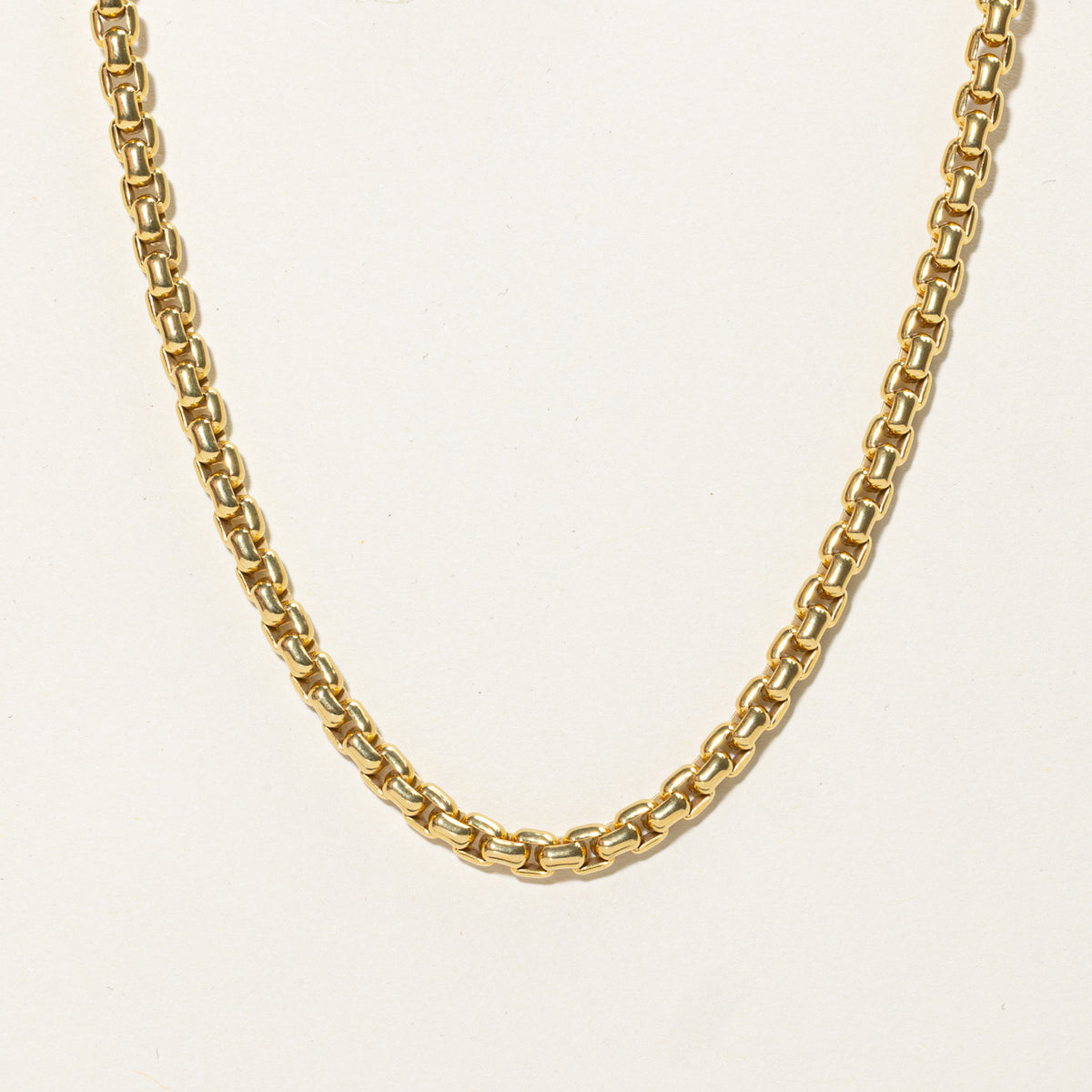 'Tiffany & Co.' 18k Yellow Gold Square Link Chain | 20"