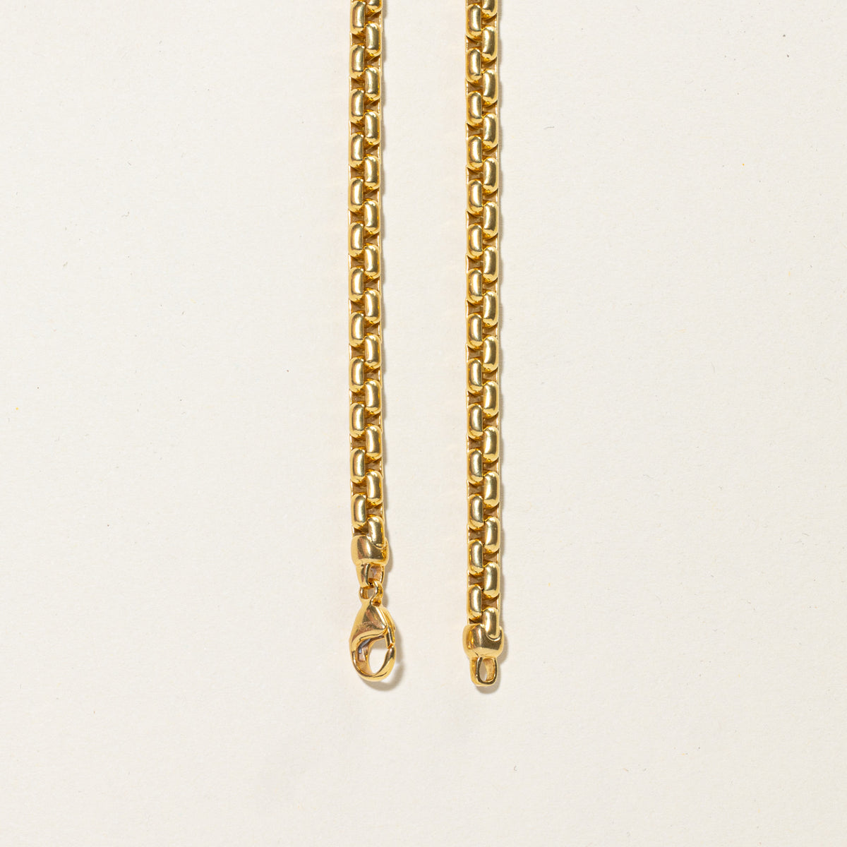 'Tiffany & Co.' 18k Yellow Gold Square Link Chain | 20"