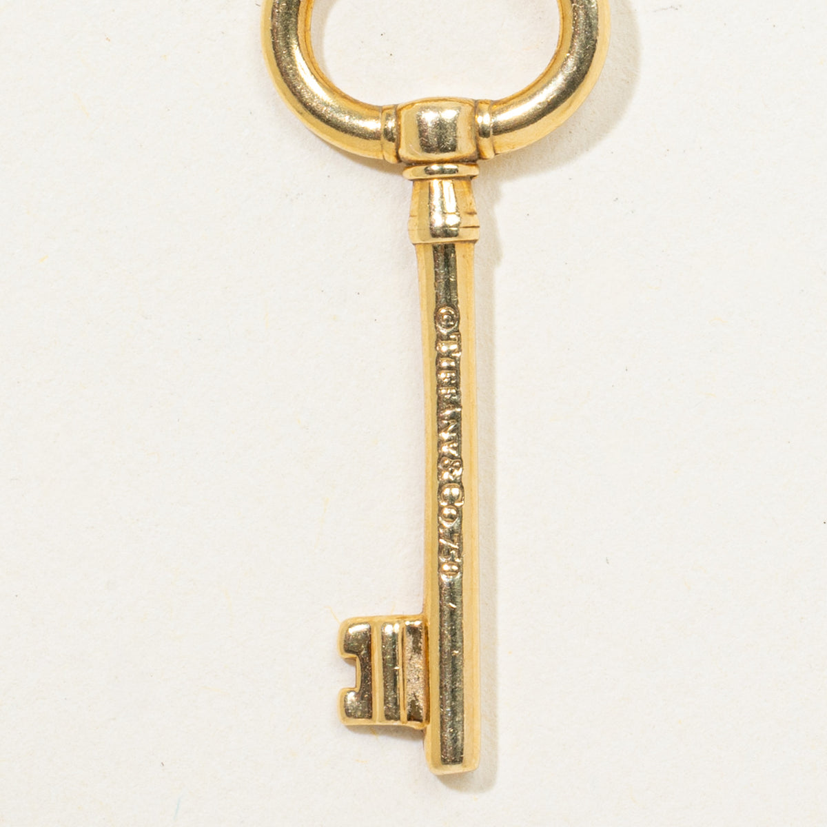 'Tiffany & Co.' Oval Key Charm
