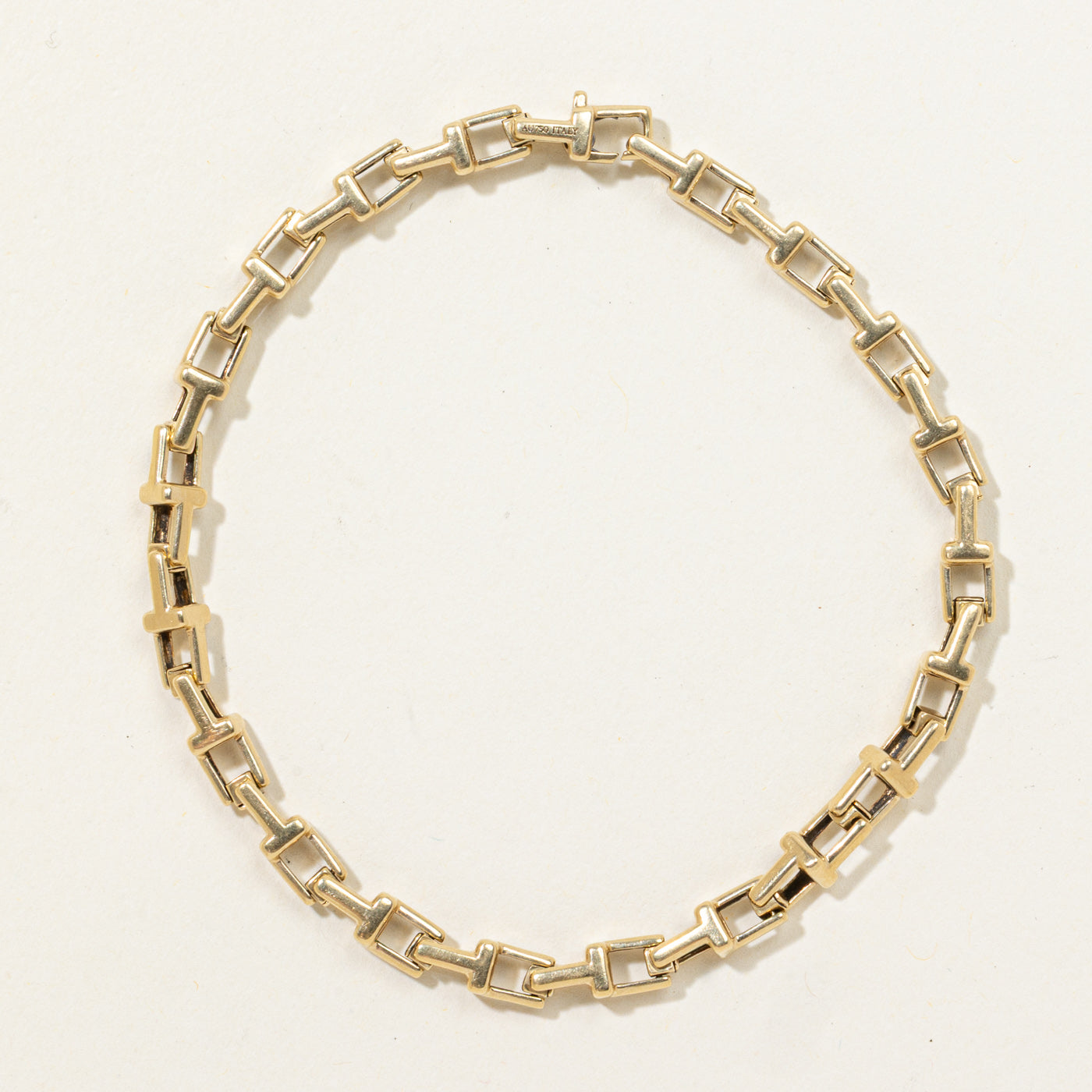 'Tiffany & Co.' T Chain Link Bracelet | 7.75"