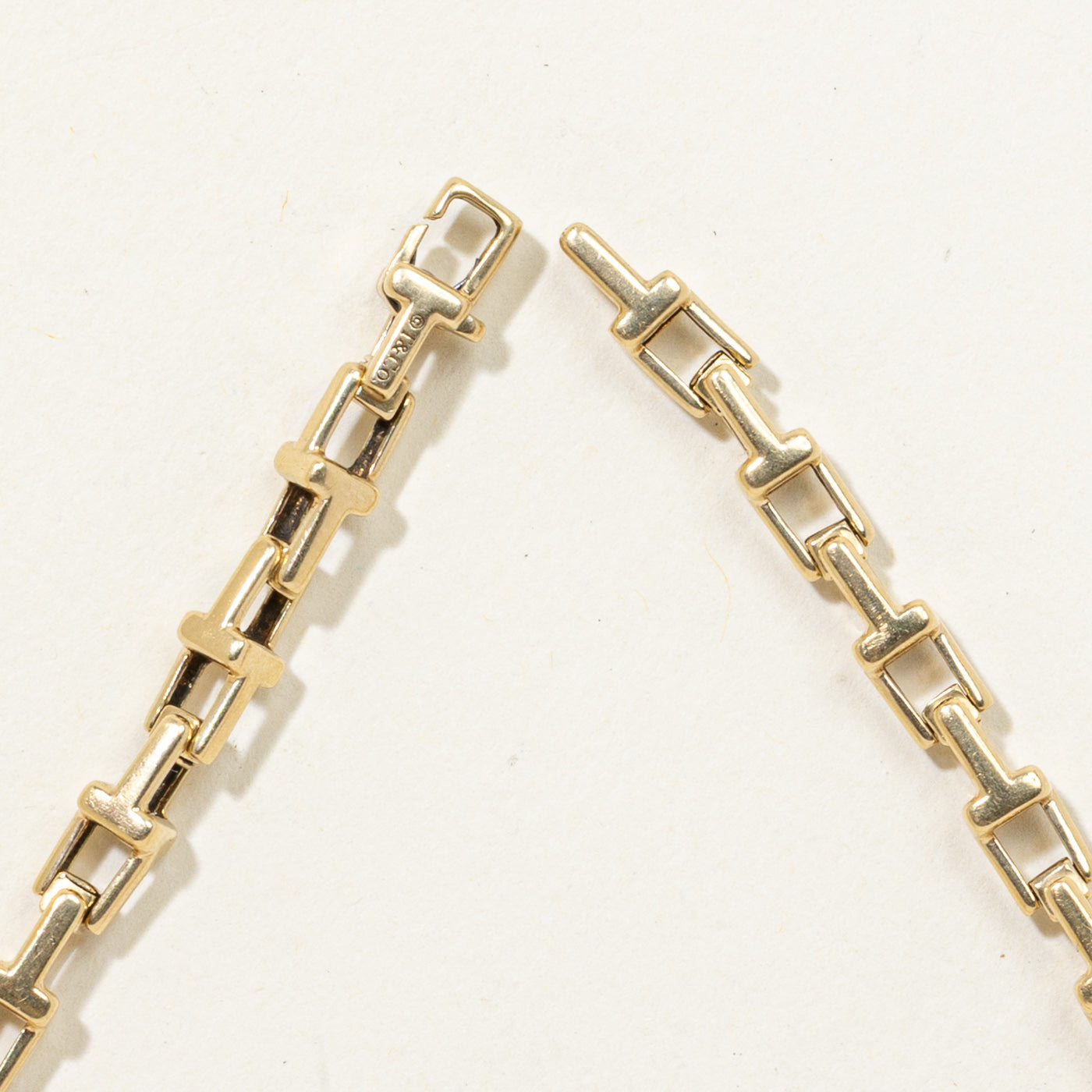 'Tiffany & Co.' T Chain Link Bracelet | 7.75"