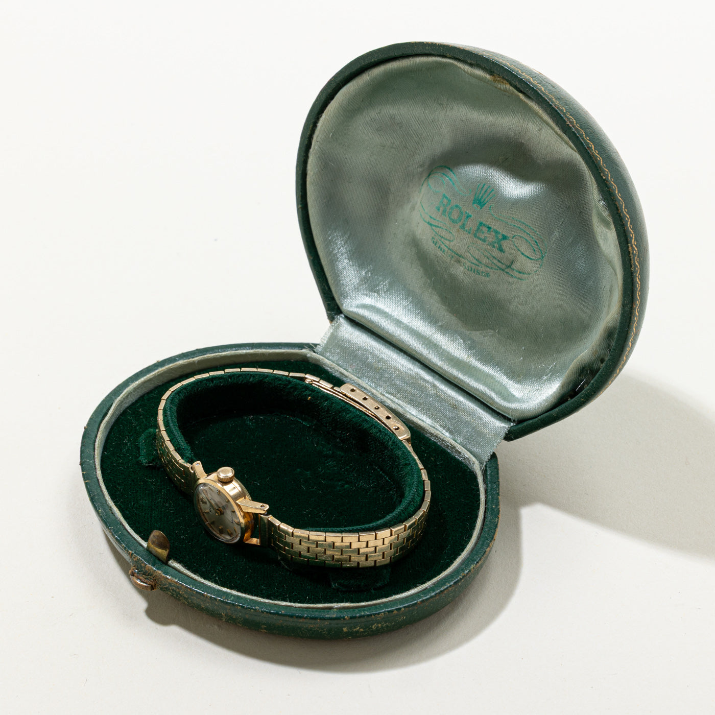 'Rolex' Vintage 18k Yellow Gold Precision Watch | 6.5" |