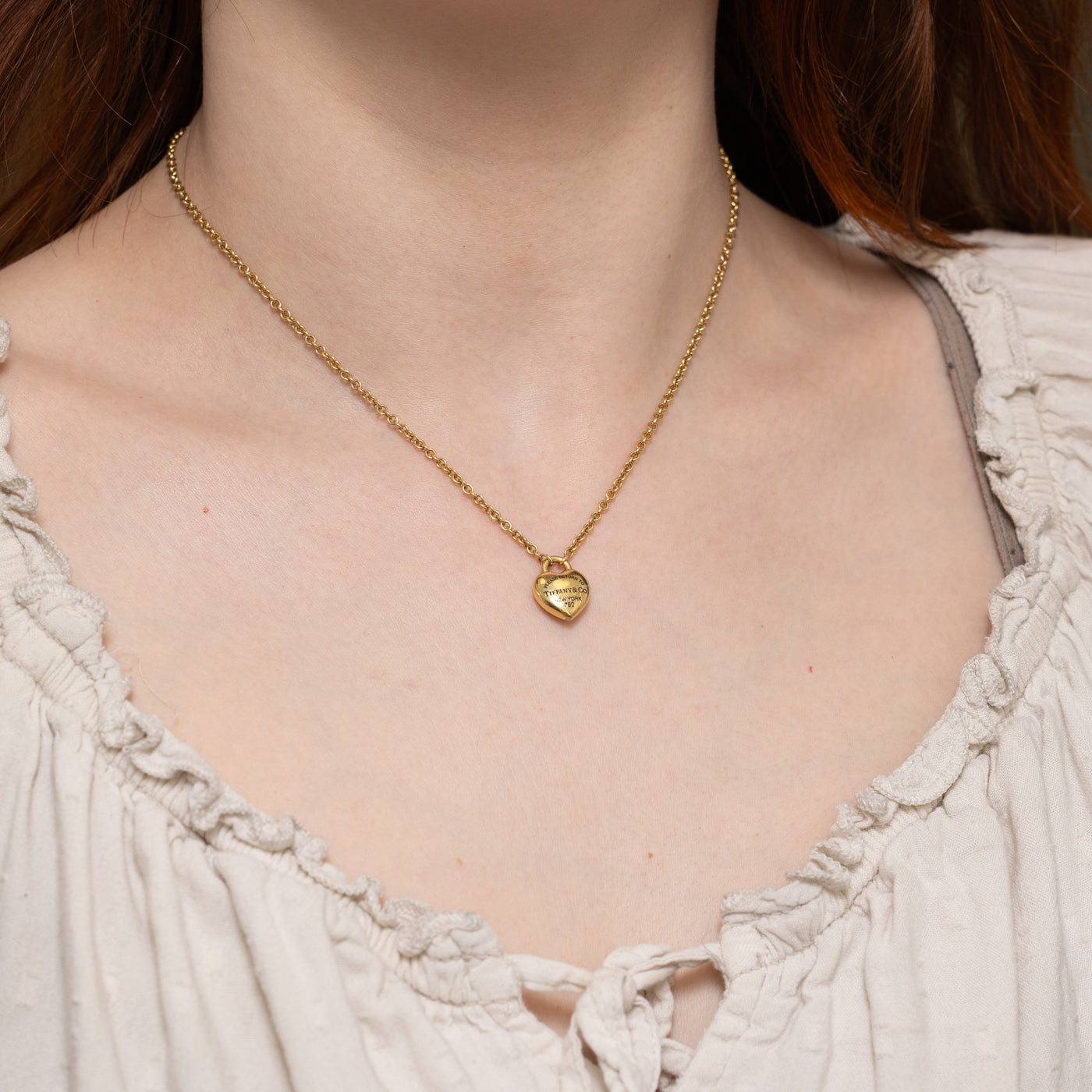 Tiffany & Co.' Return to Tiffany Full Heart Pendant in Yellow Gold |