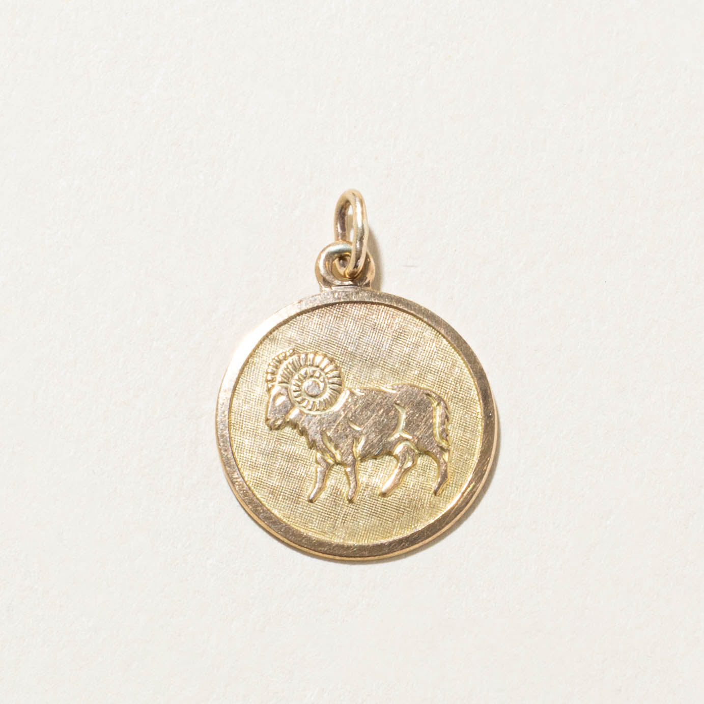 8k Aries Zodiac Pendant