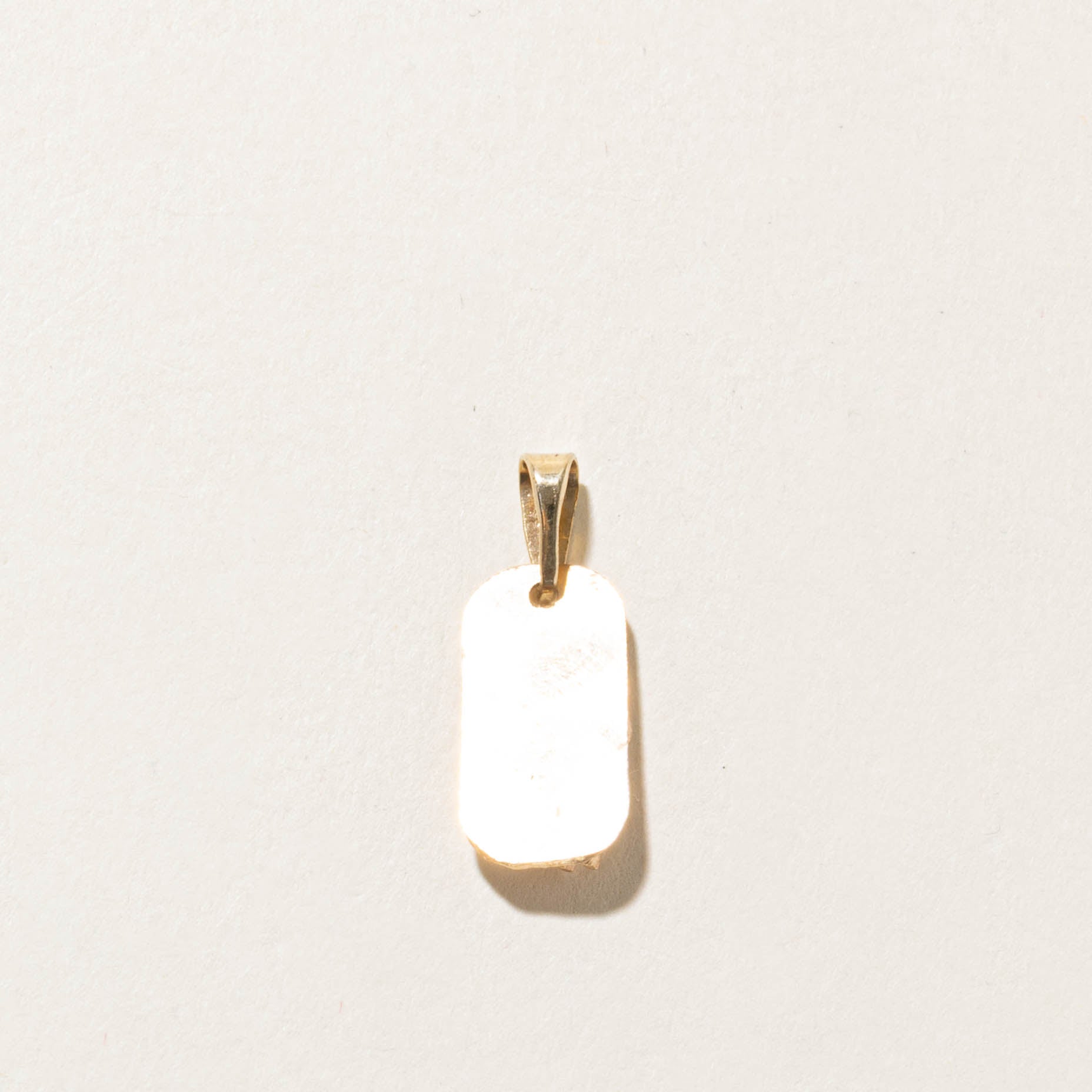 10k Taurus Zodiac Pendant