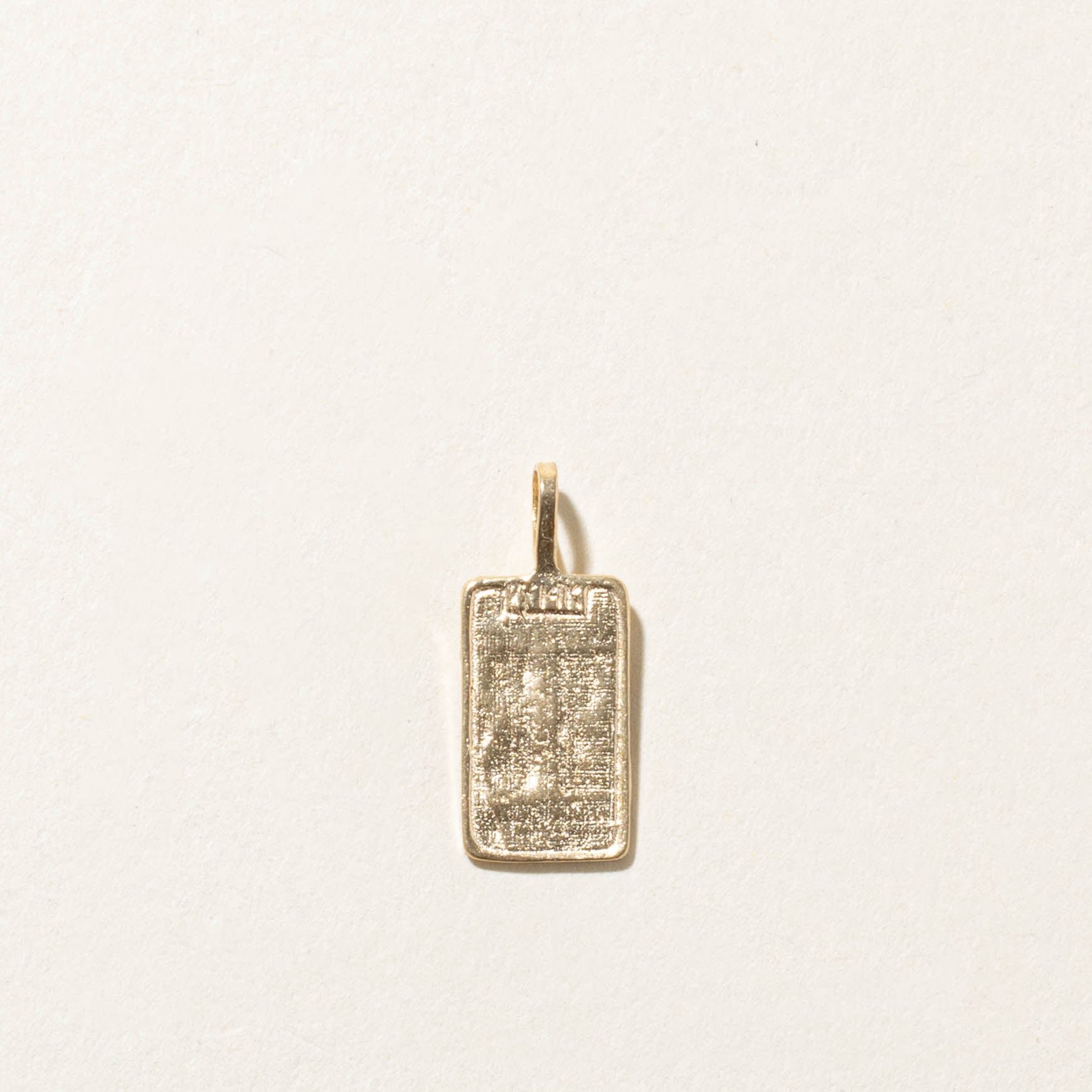 14k Gemini Zodiac Pendant