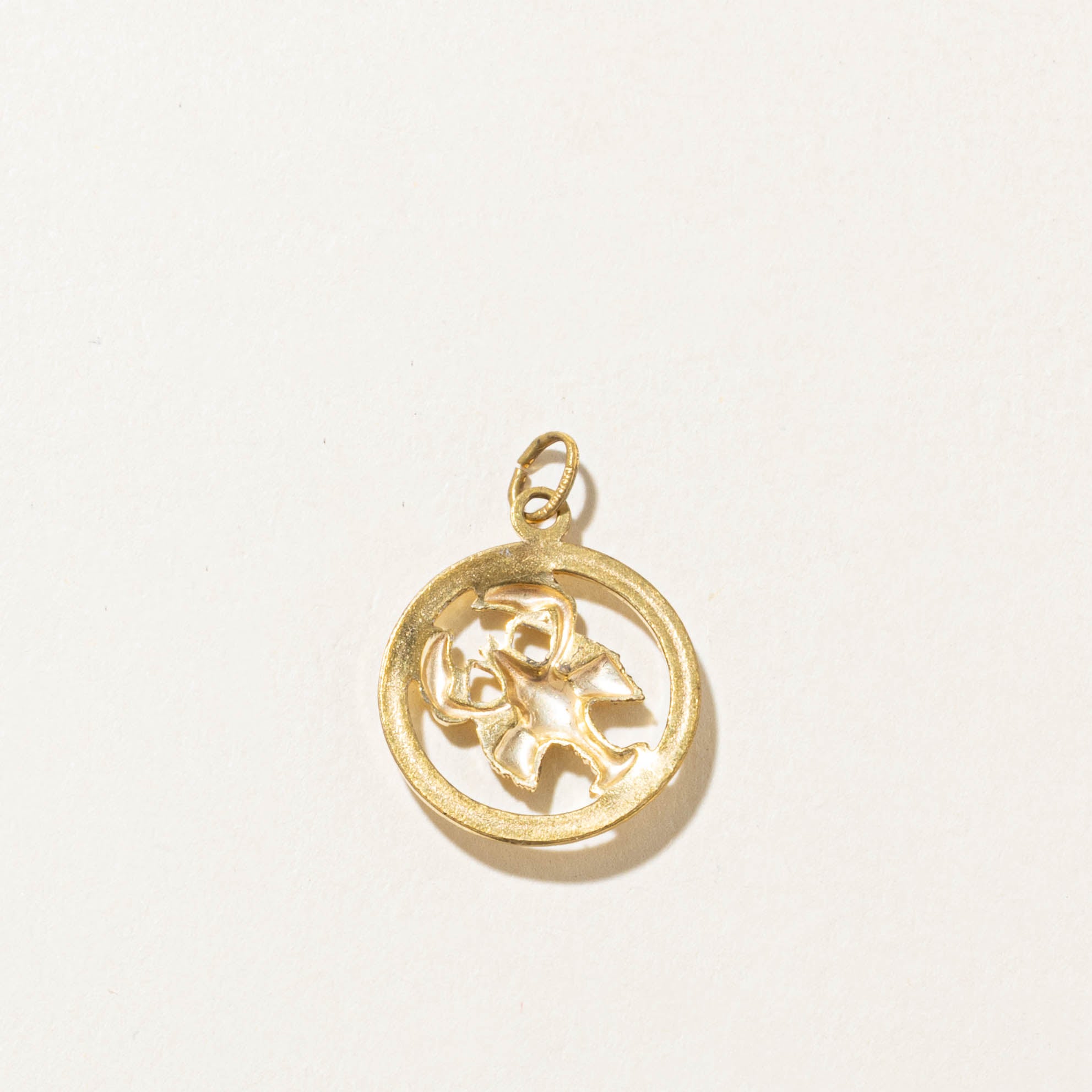 9k Cancer Zodiac Charm