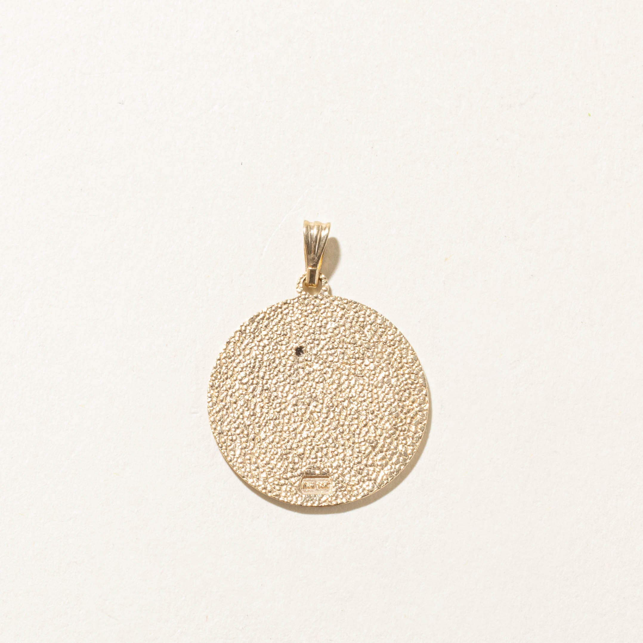 10k Diamond Leo Zodiac Pendant