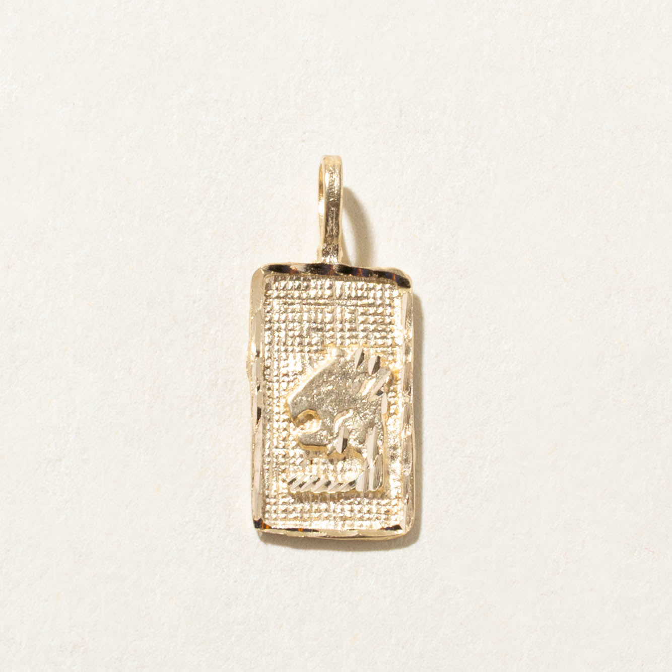 14k Leo Zodiac Charm