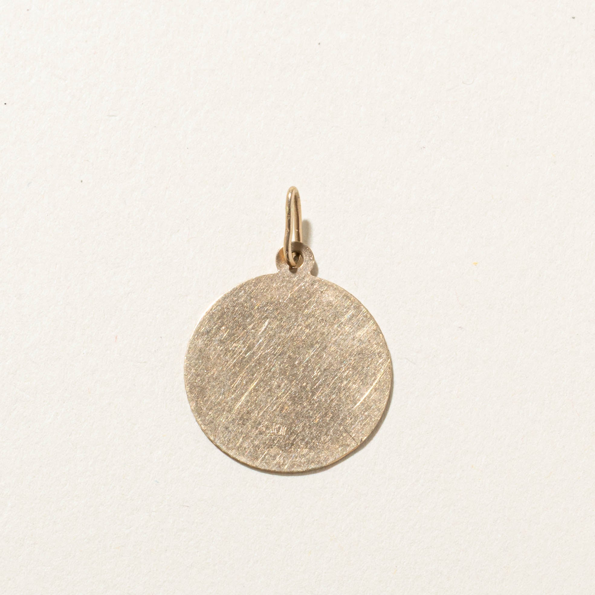 10k Libra Zodiac Pendant