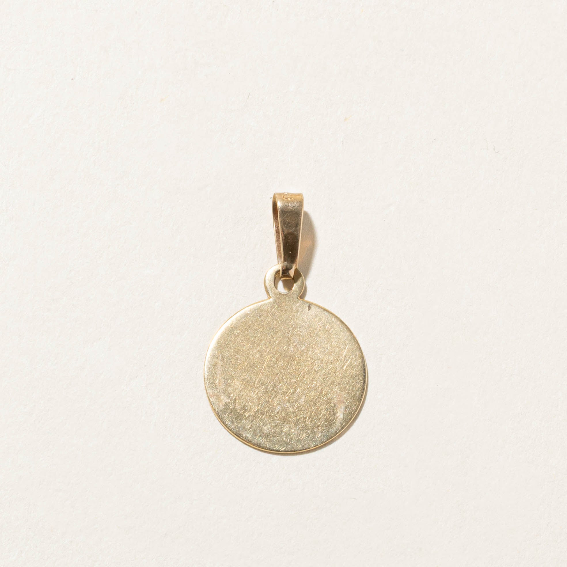 10k Libra Zodiac Pendant