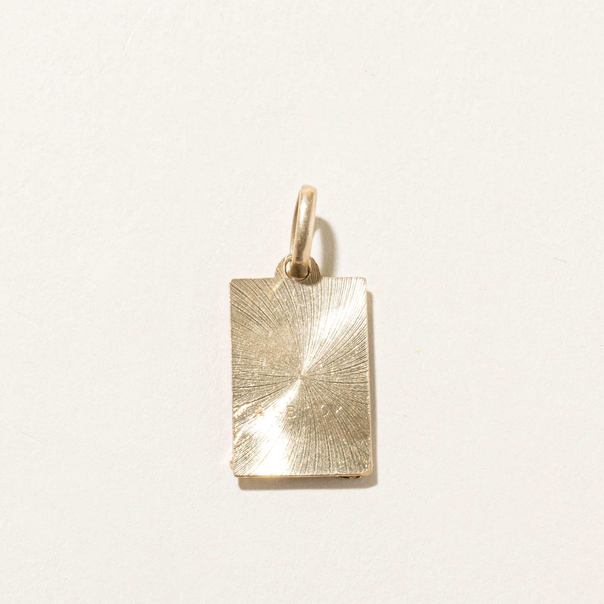 10k Libra Zodiac Pendant