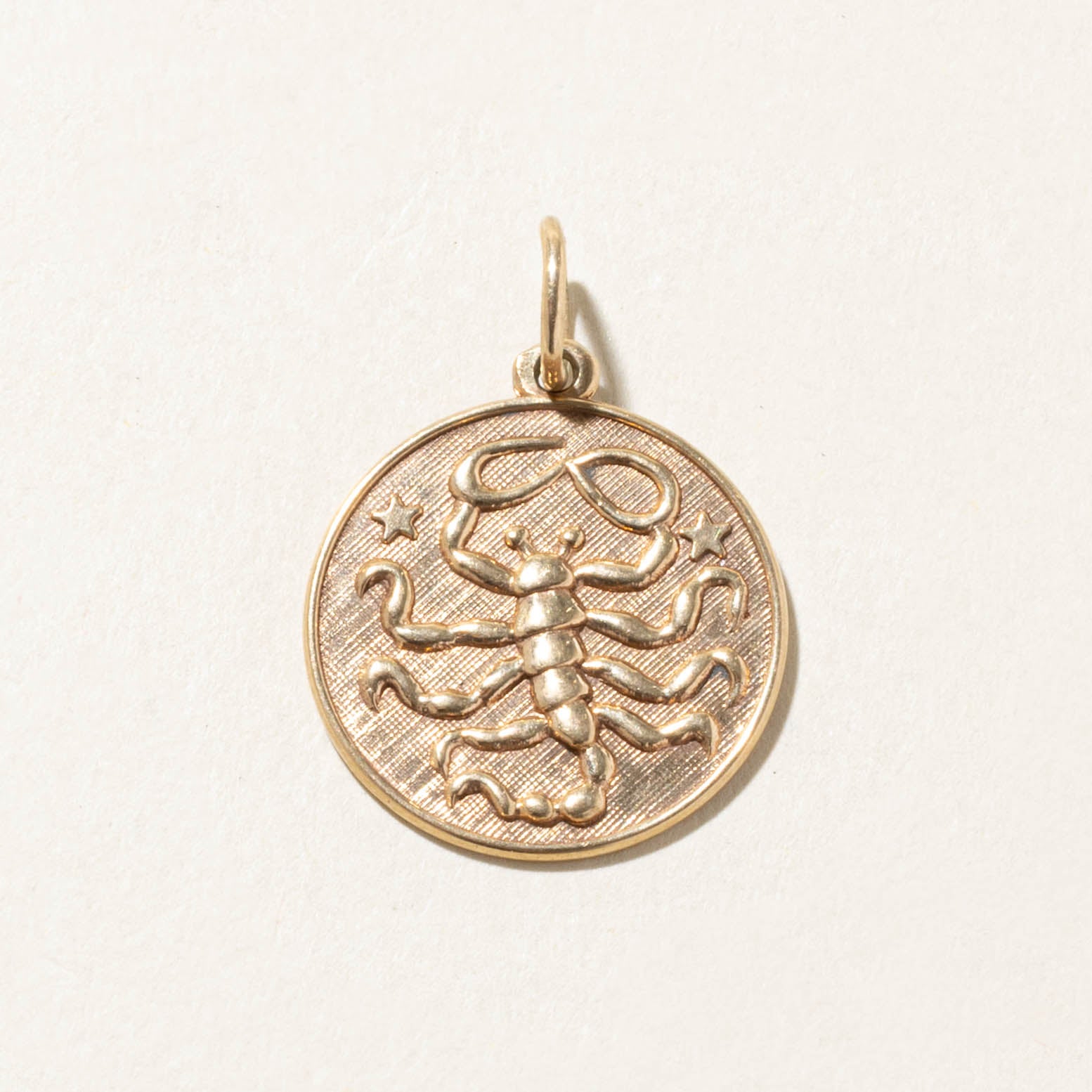 10k Scorpio Zodiac Pendant
