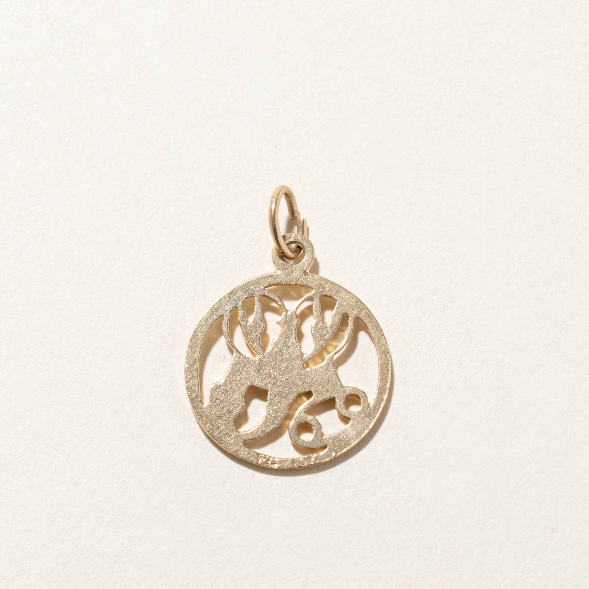 10k Scorpio Zodiac Pendant