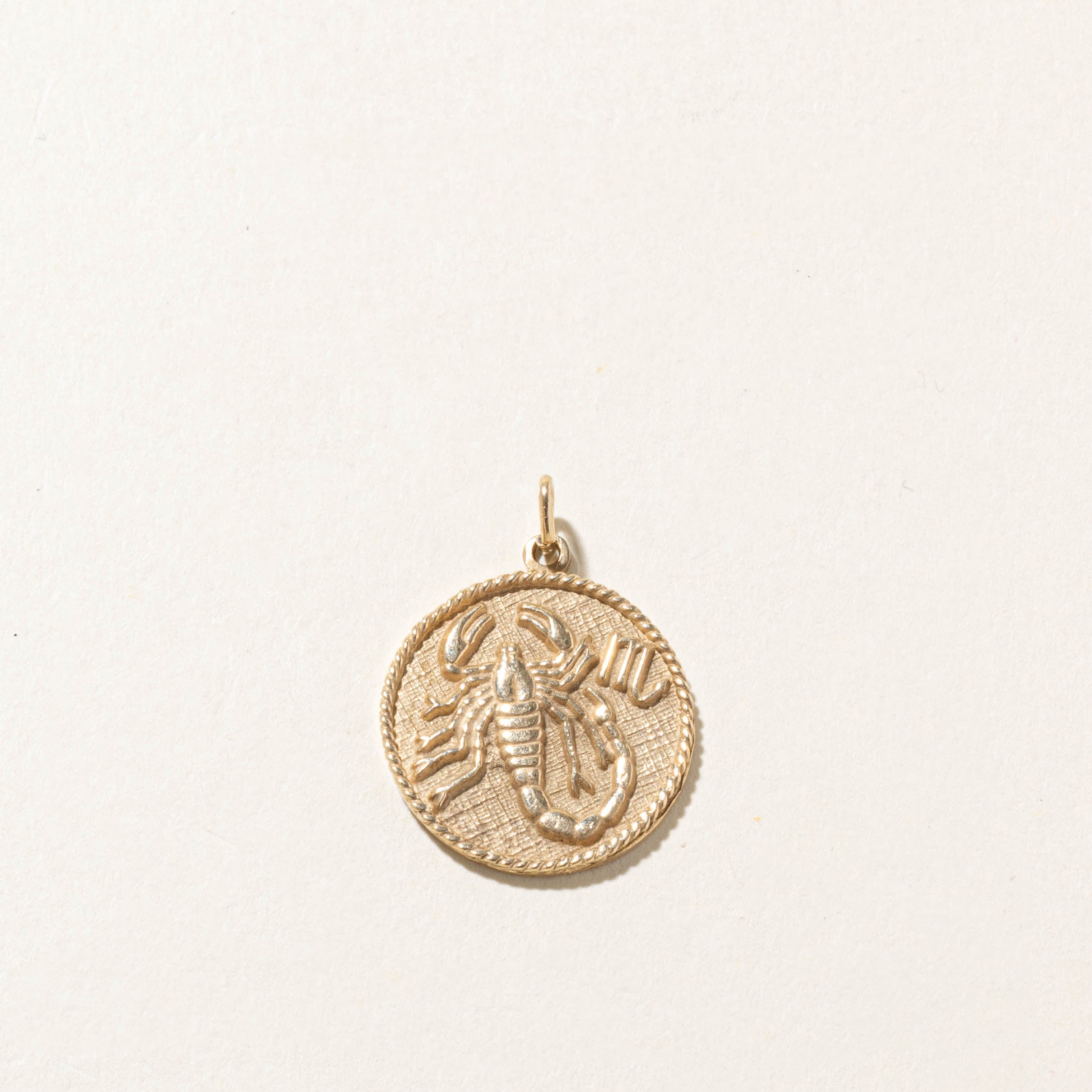 10k Scorpio Zodiac Pendant