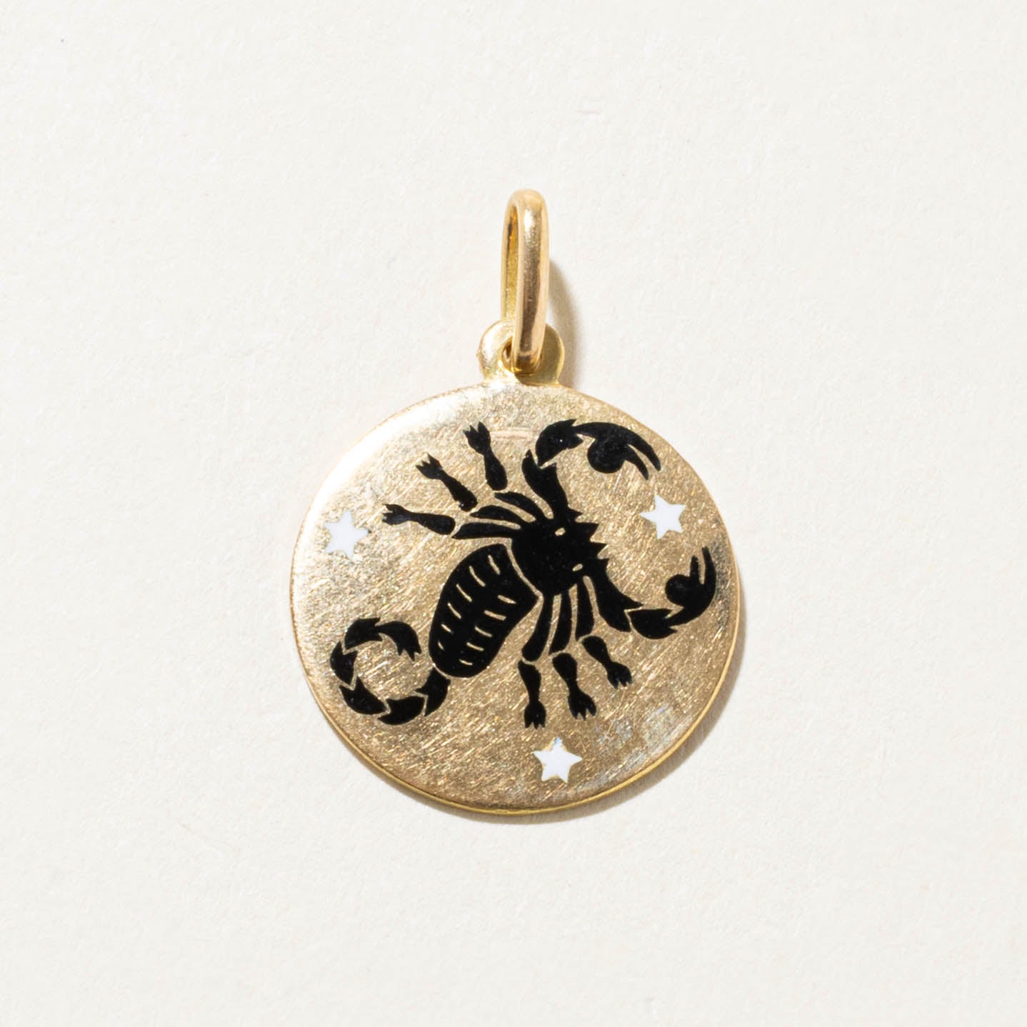 18k Scorpio Zodiac Charm