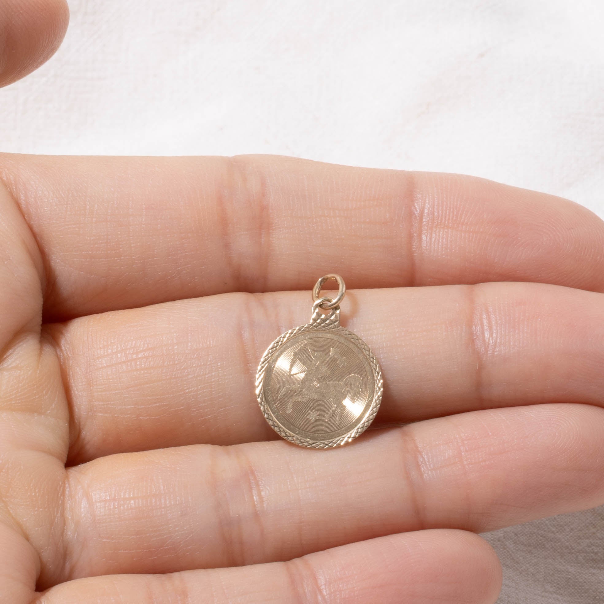 10k Saggitarius Zodiac Pendant