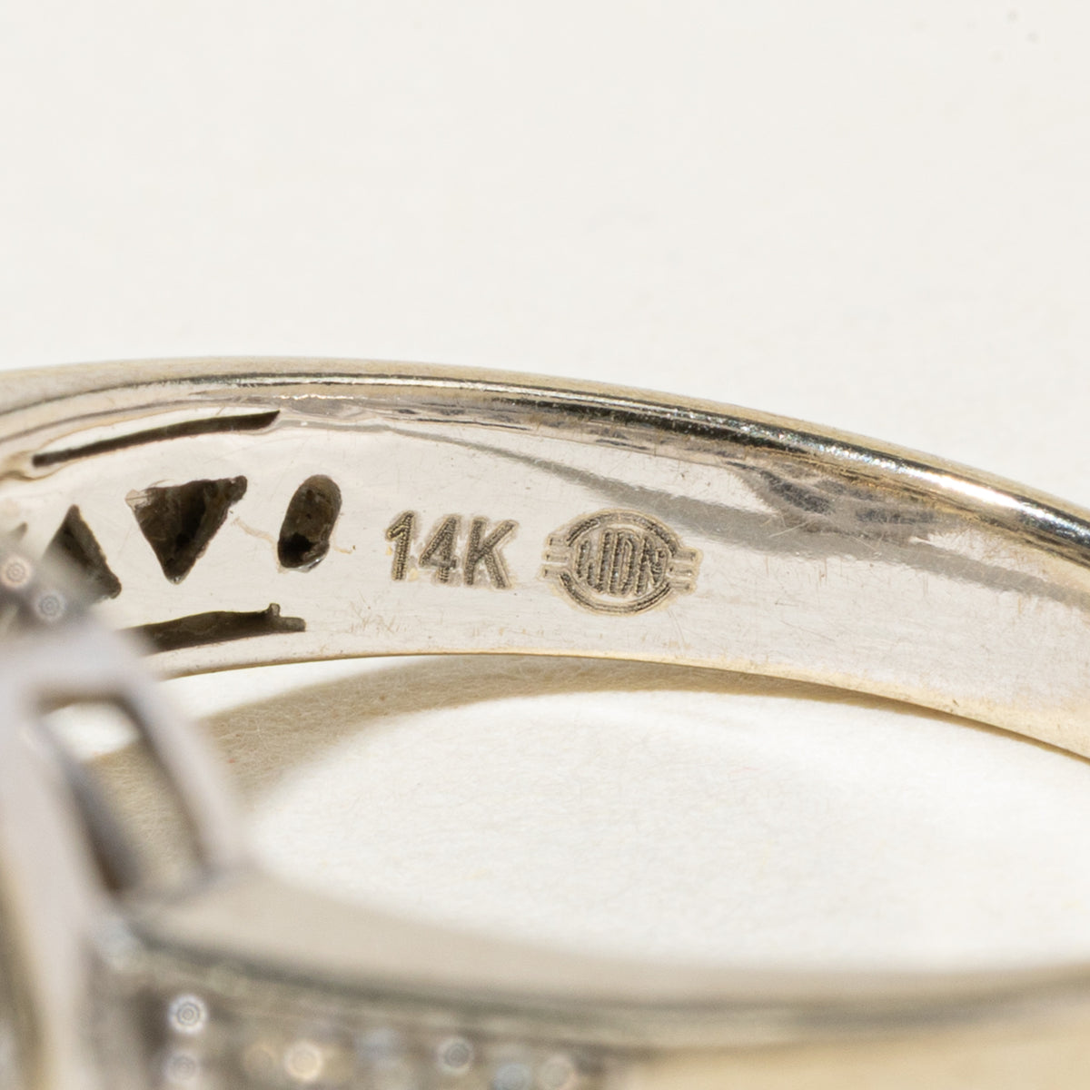 14k Accent Brown & White Diamond Cluster Halo Ring | 0.54ctw | SZ 7