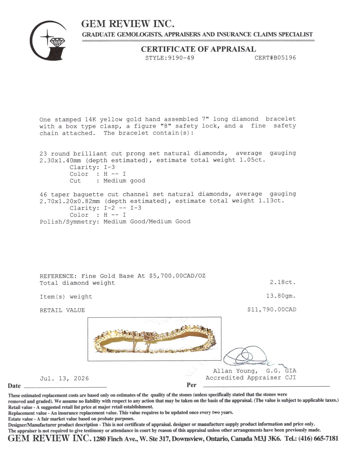 14k Eternity Mixed Cut Diamond Geometric Tennis Bracelet | 2.18ctw | 7"