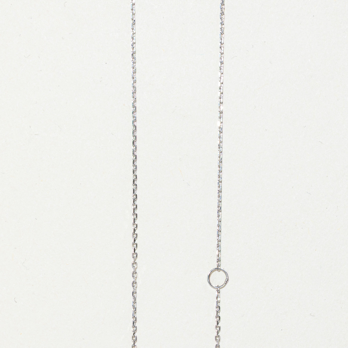 14k Pear Cut Sapphire Lariat Necklace | 1.15ctw | 17" + 4" Drop