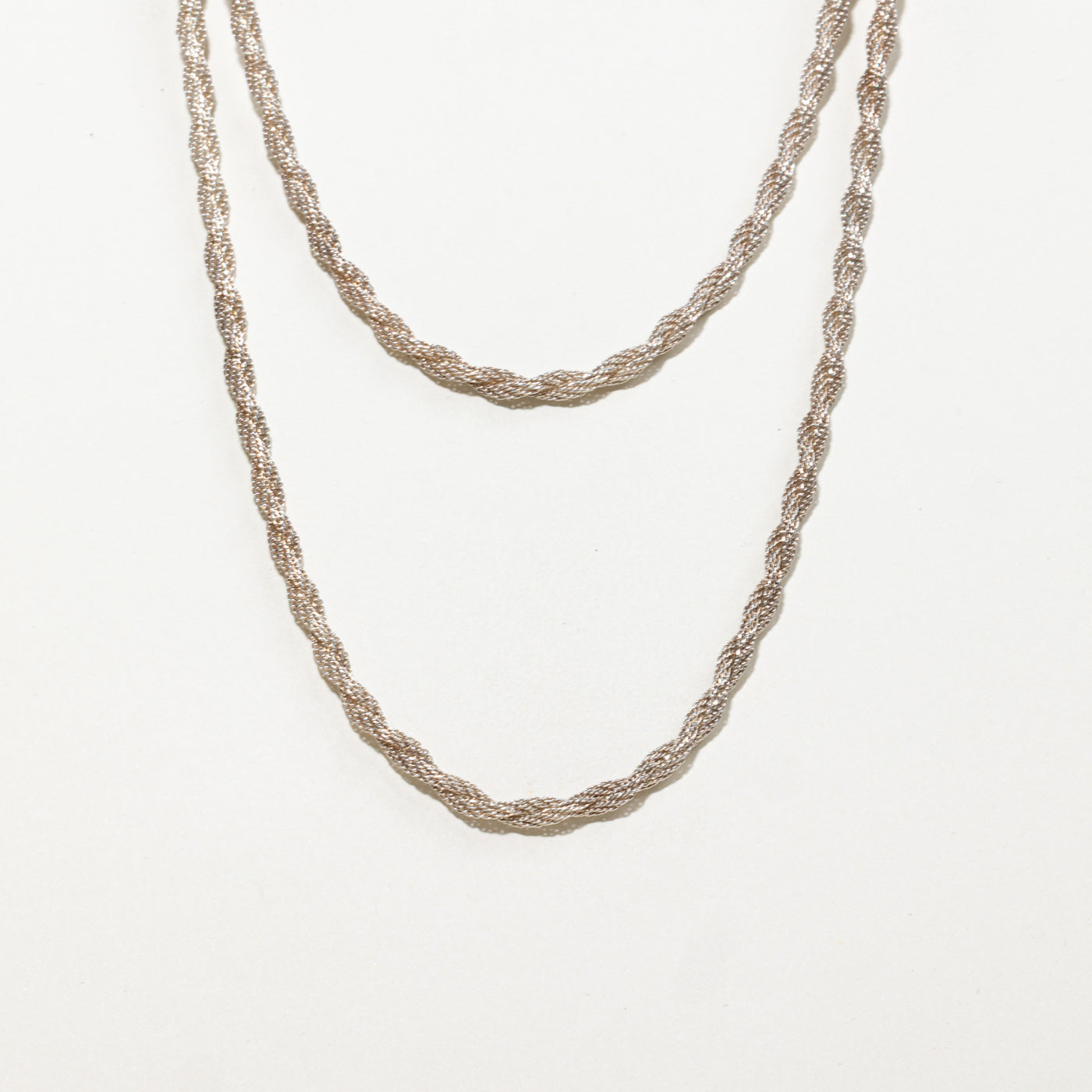 Sterling Silver Layered Rope Chain | 4.5mm | 40.5"