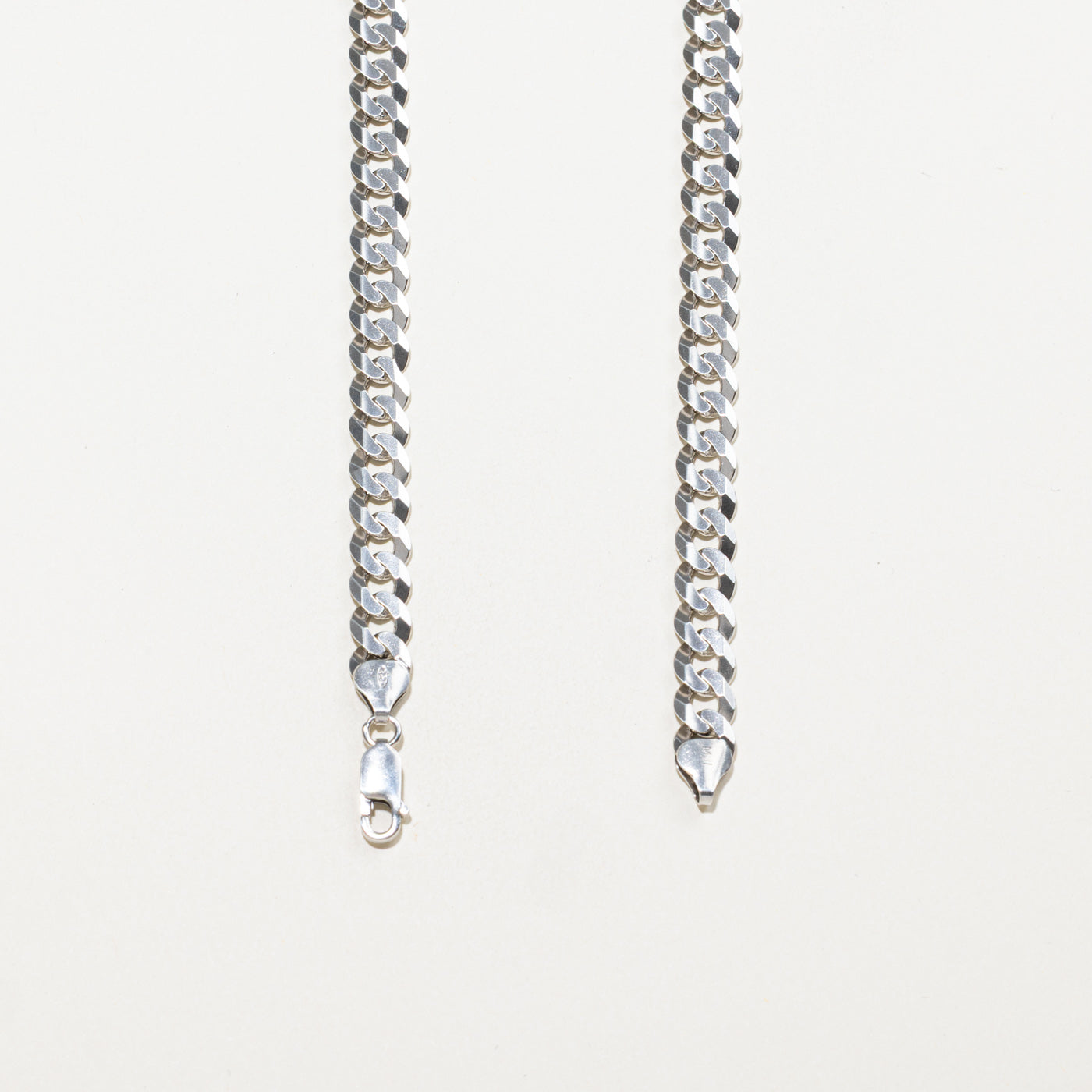 Sterling Silver Curb Link Chain | 8mm | 18"