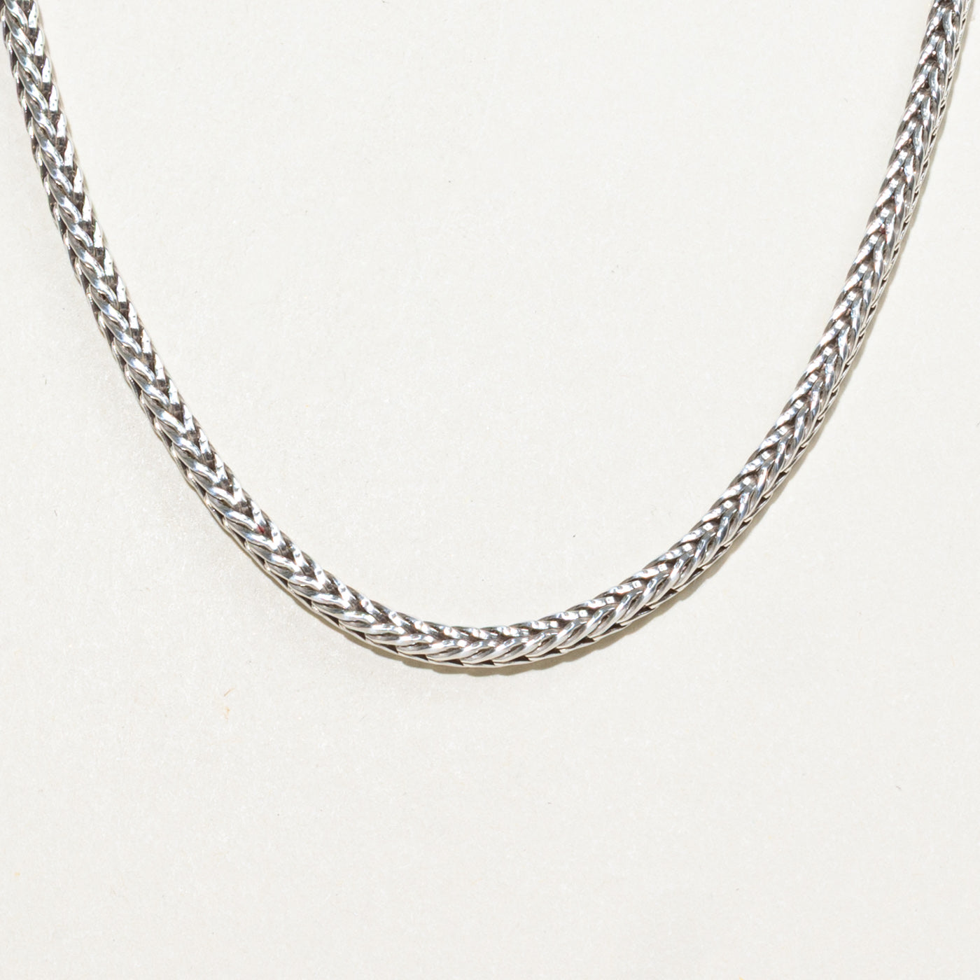 Sterling Silver Foxtail Chain | 18"
