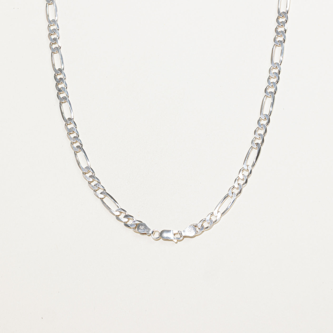 Sterling Silver Figaro Chain | 5.7mm | 24"
