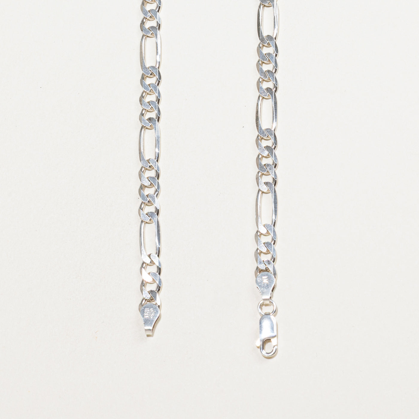 Sterling Silver Figaro Chain | 5.7mm | 24"