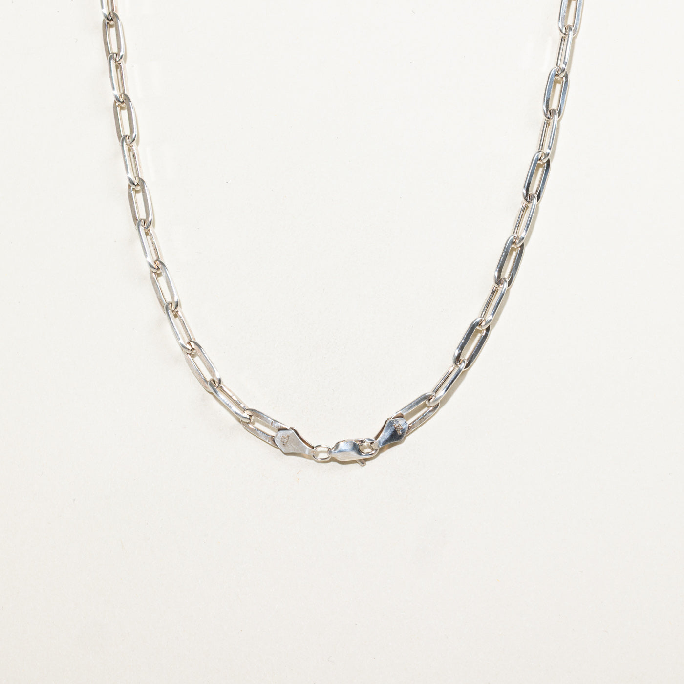 Sterling Silver Paperclip Chain | 23.5"