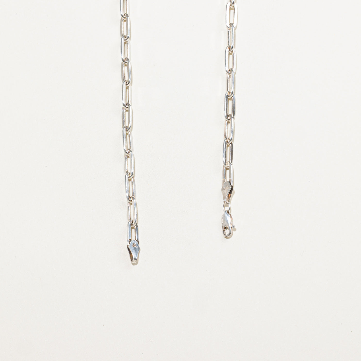 Sterling Silver Paperclip Chain | 23.5"