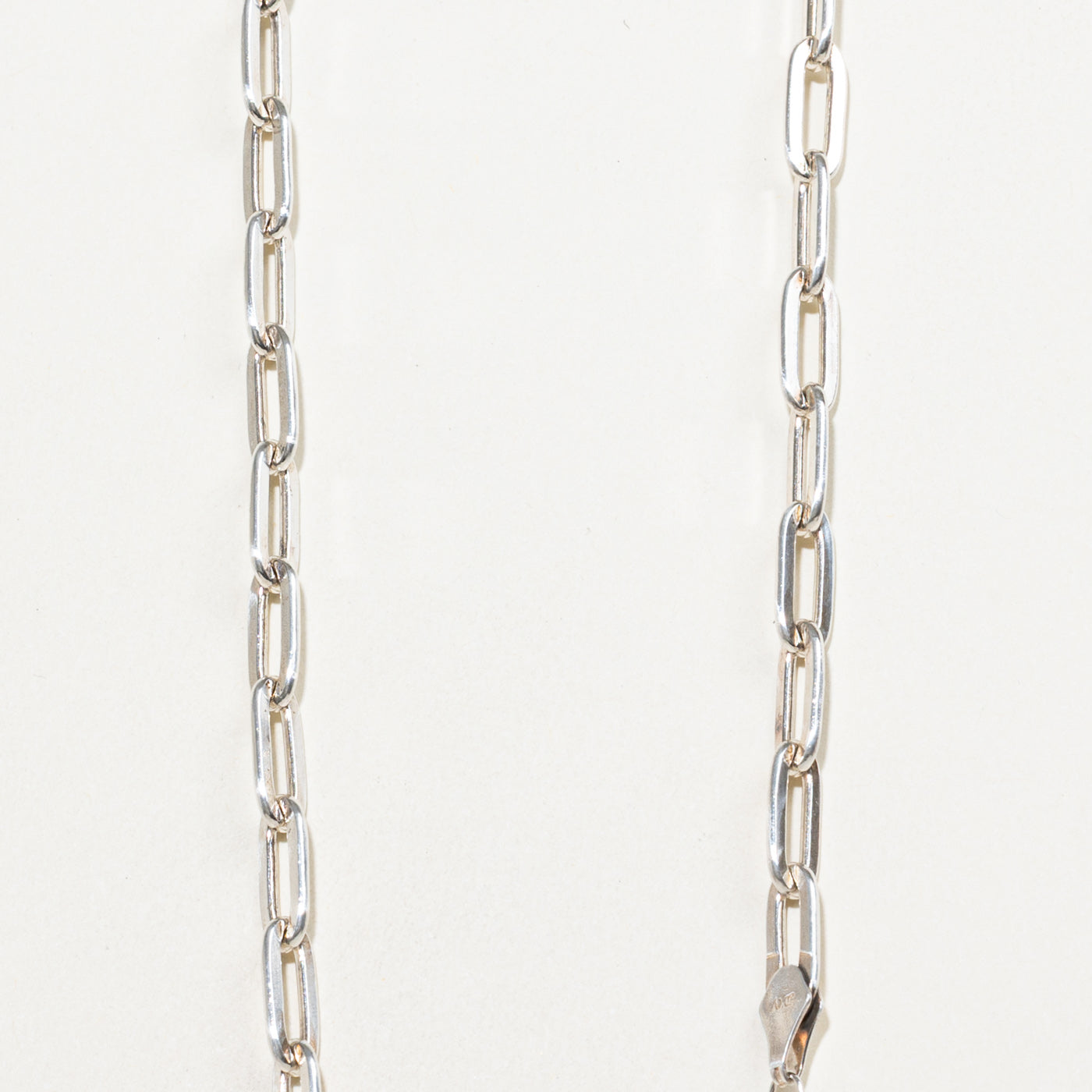 Sterling Silver Paperclip Chain | 23.5"