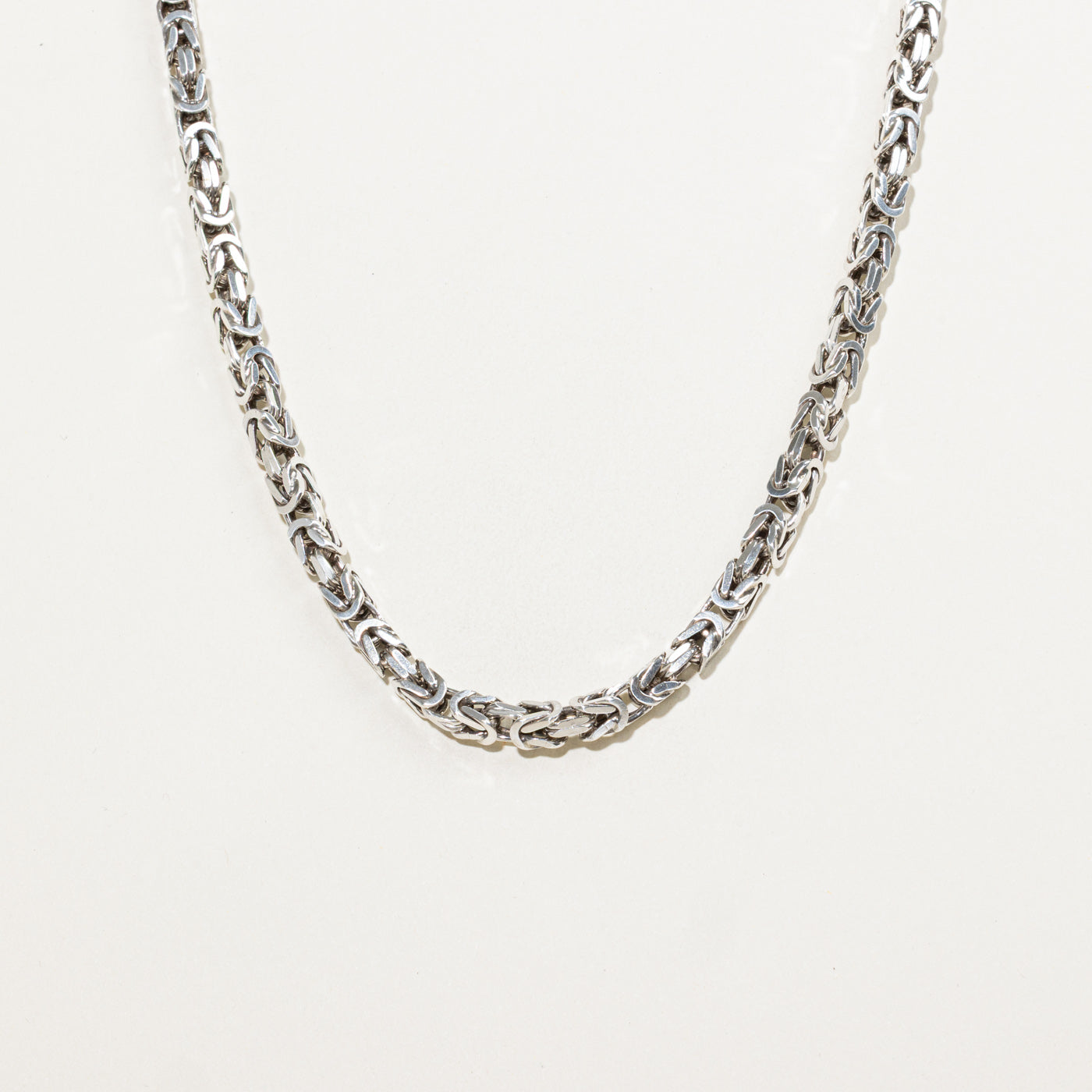 Sheffield Sterling Silver Byzantine Chain | 26.75"