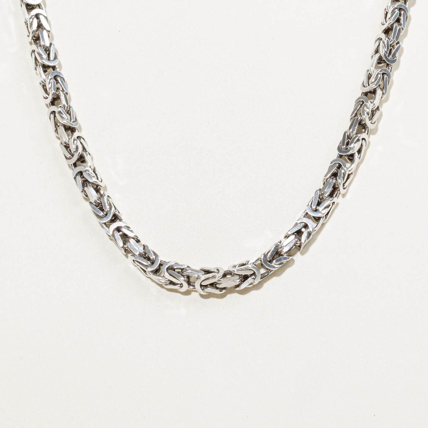 Sheffield Sterling Silver Byzantine Chain | 26.75"