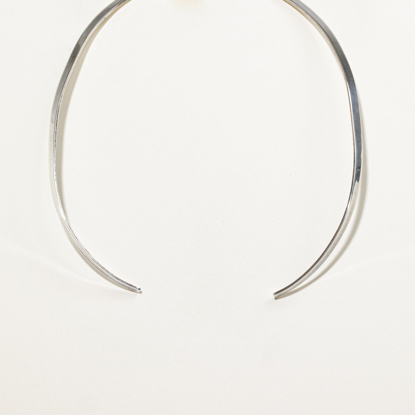 Sterling Silver Choker Collar Necklace | 14.75"