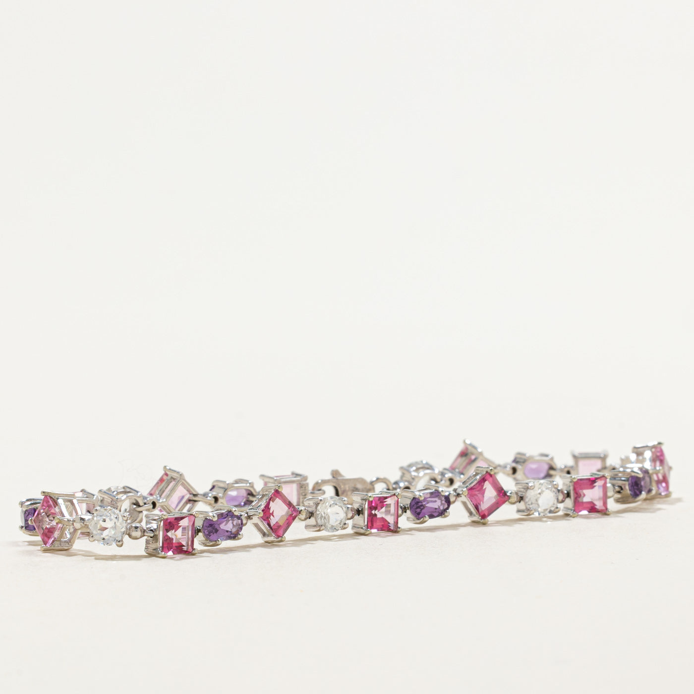 Eternity Multi Gemstone Bracelet | 7.40ctw | 7"