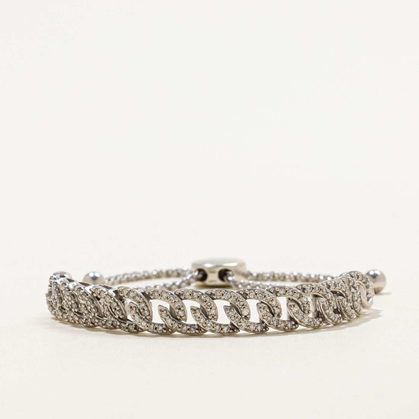 Diamond Curb Link Bracelet | 0.60ctw | 5" to 8"