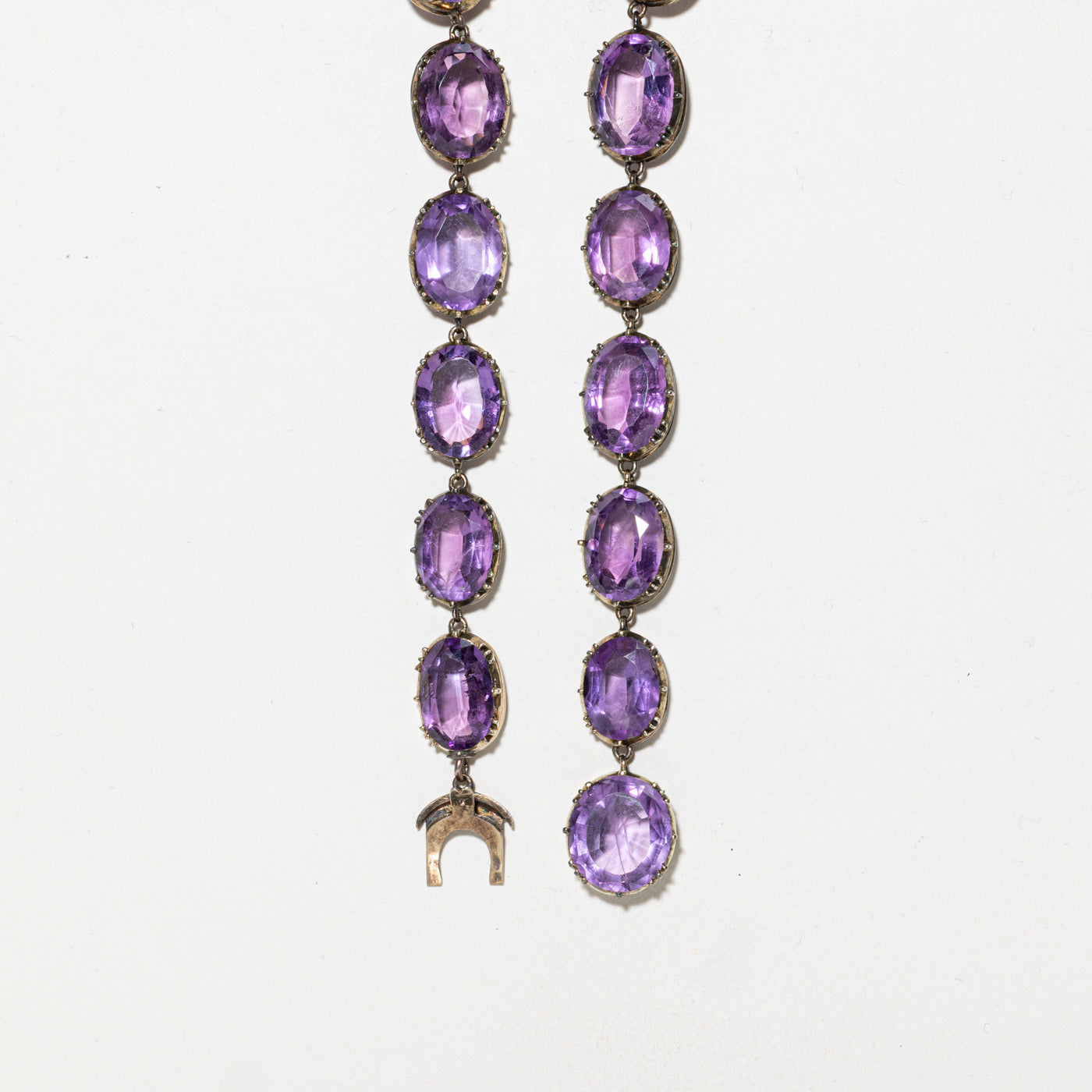 Vintage Amethyst Demi-Parure Necklace, Earring, Pendant & Brooch Set |