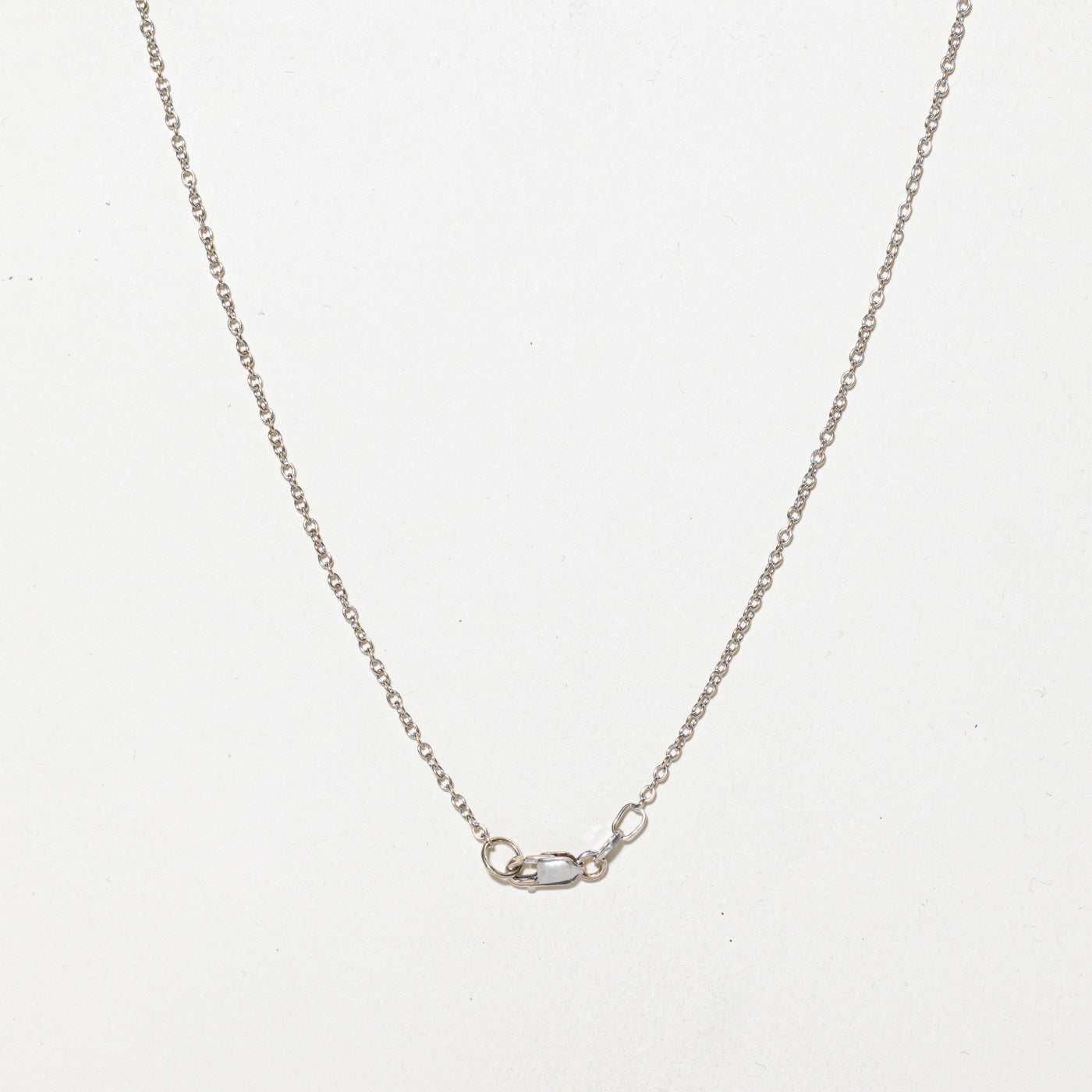 Two Diamond Teardrop Pendant Necklace | 0.20ctw | 18"