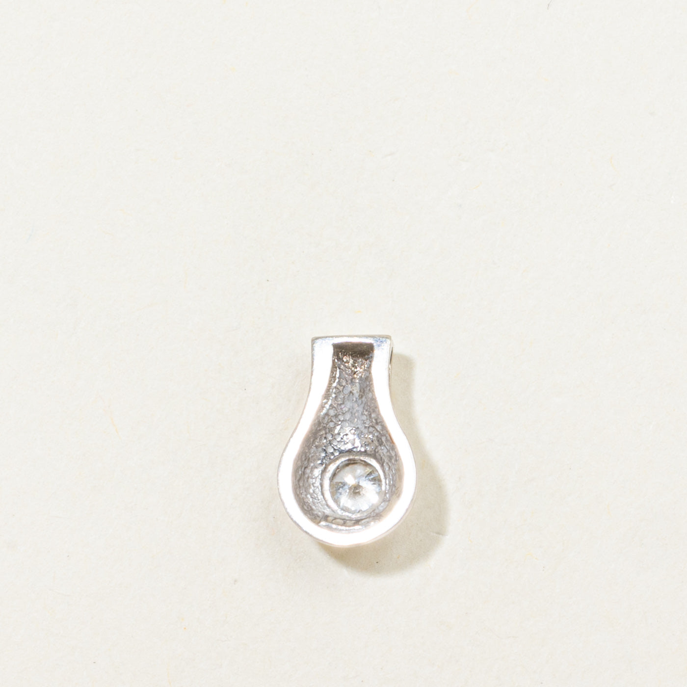 Bezel Set Solitaire Diamond Pendant | 0.21ct