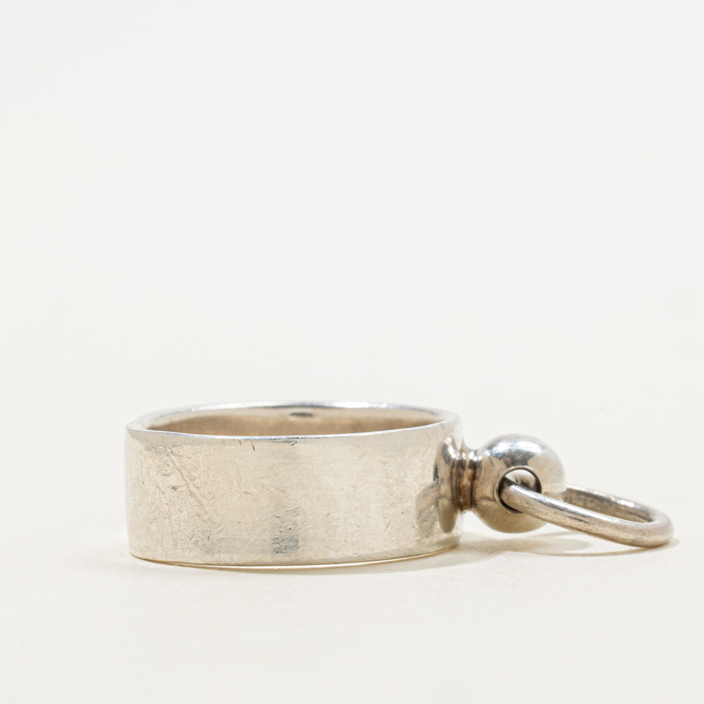 Sterling Silver Doorknocker Ring | SZ 8.5