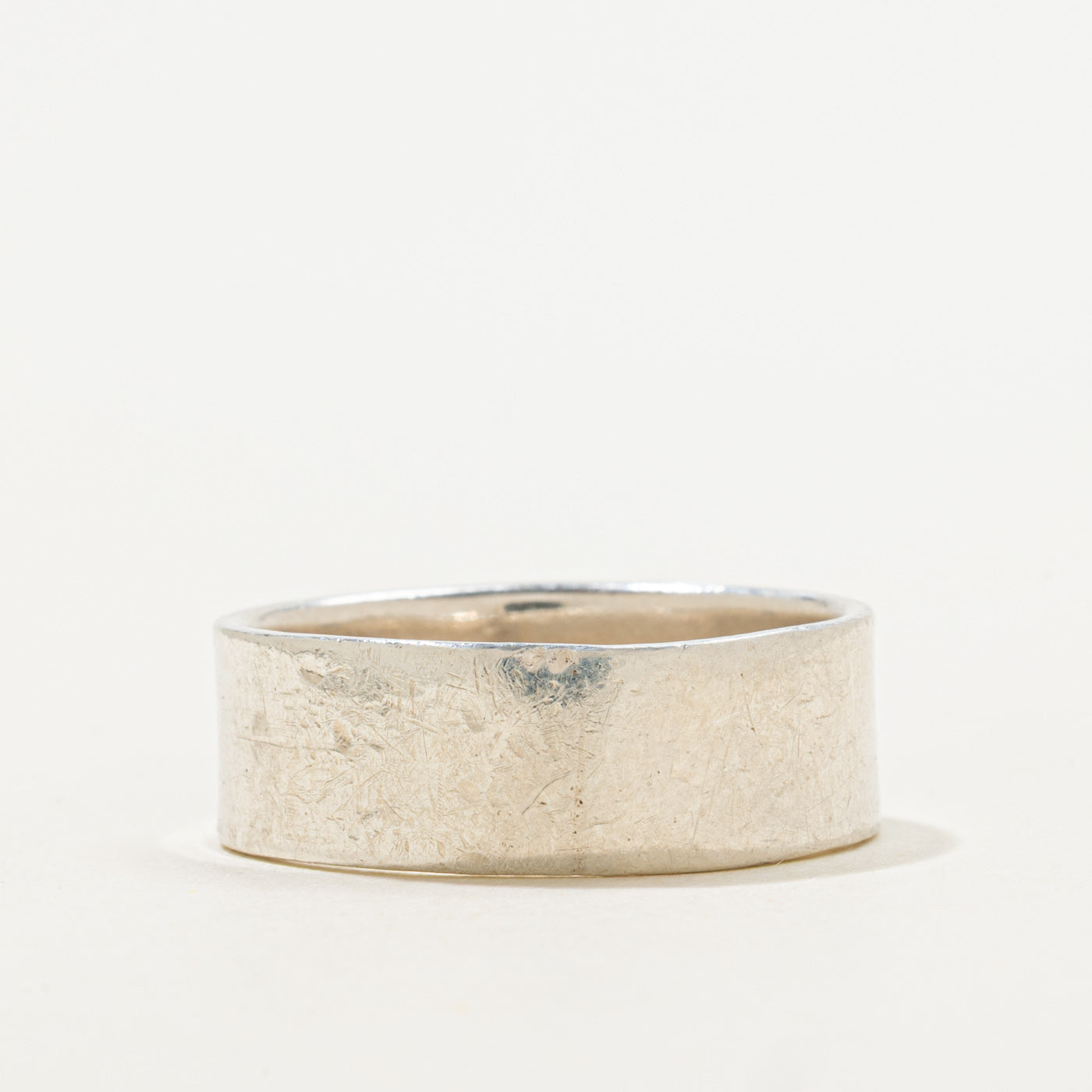 Sterling Silver Doorknocker Ring | SZ 8.5